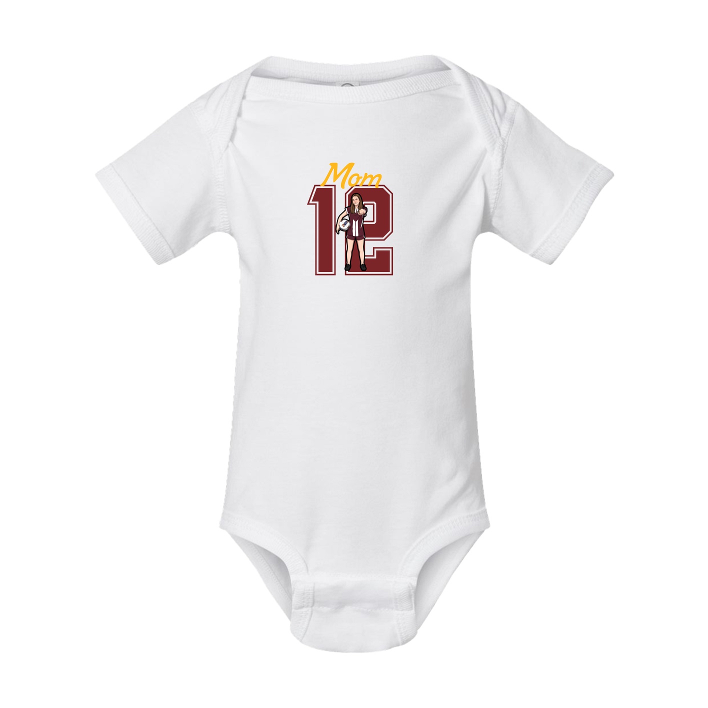 Baby Onesie — Mothers Day Shirsey in White