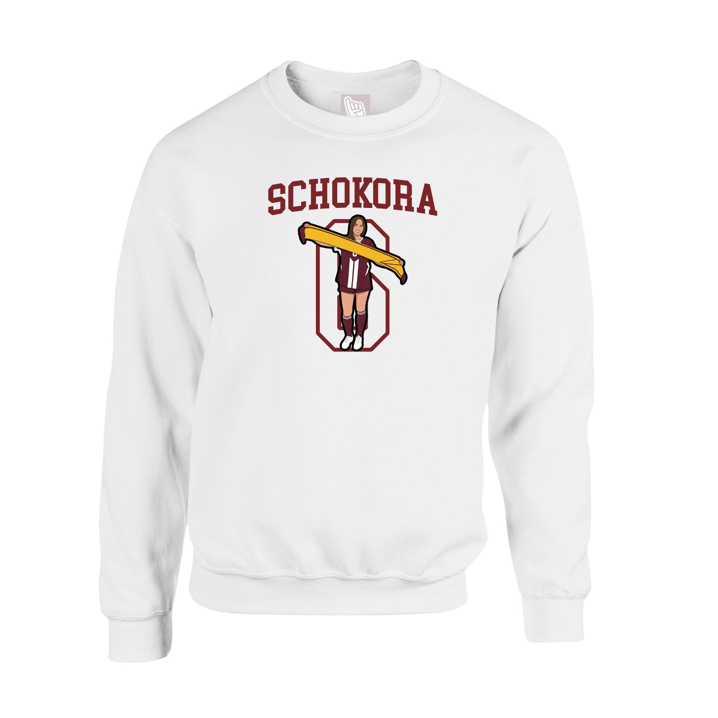 Fleece Crew — Shirsey in White