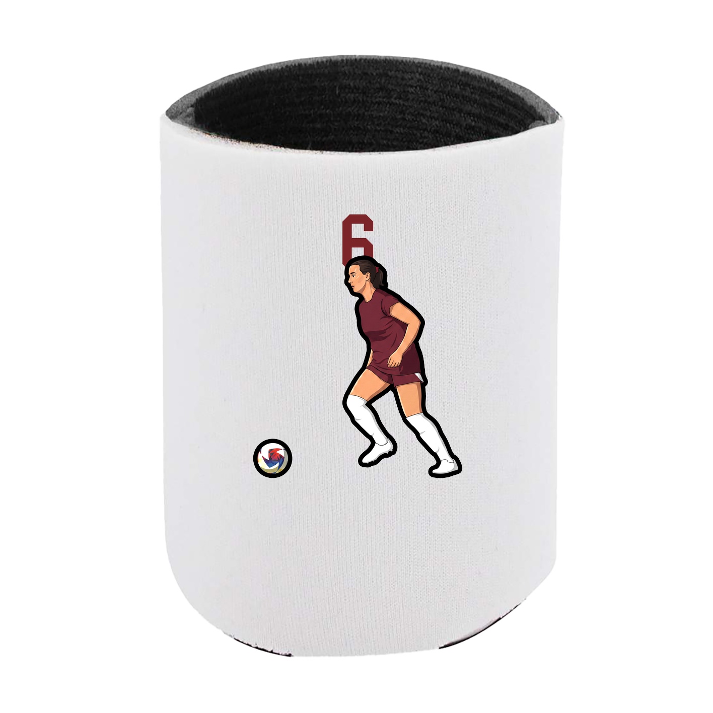 Can Holder — Number Top in White