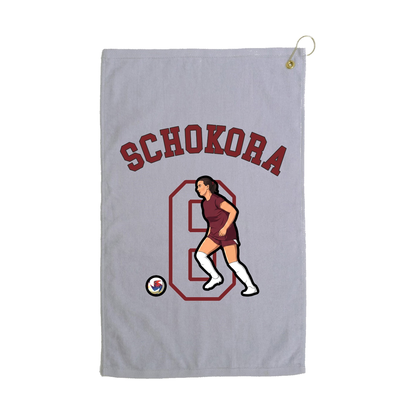 Golf Towel — Shirsey Arch in Grey