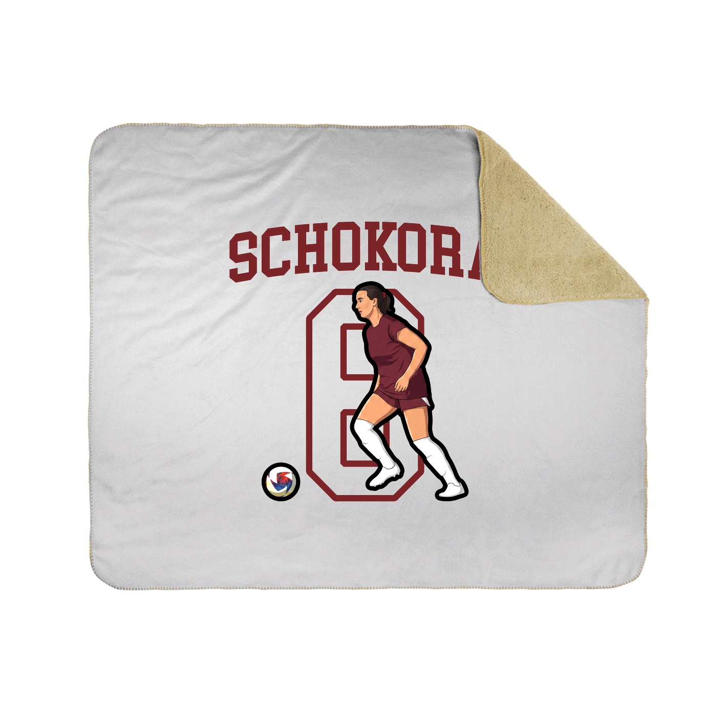 Throw Blanket — Shirsey in White