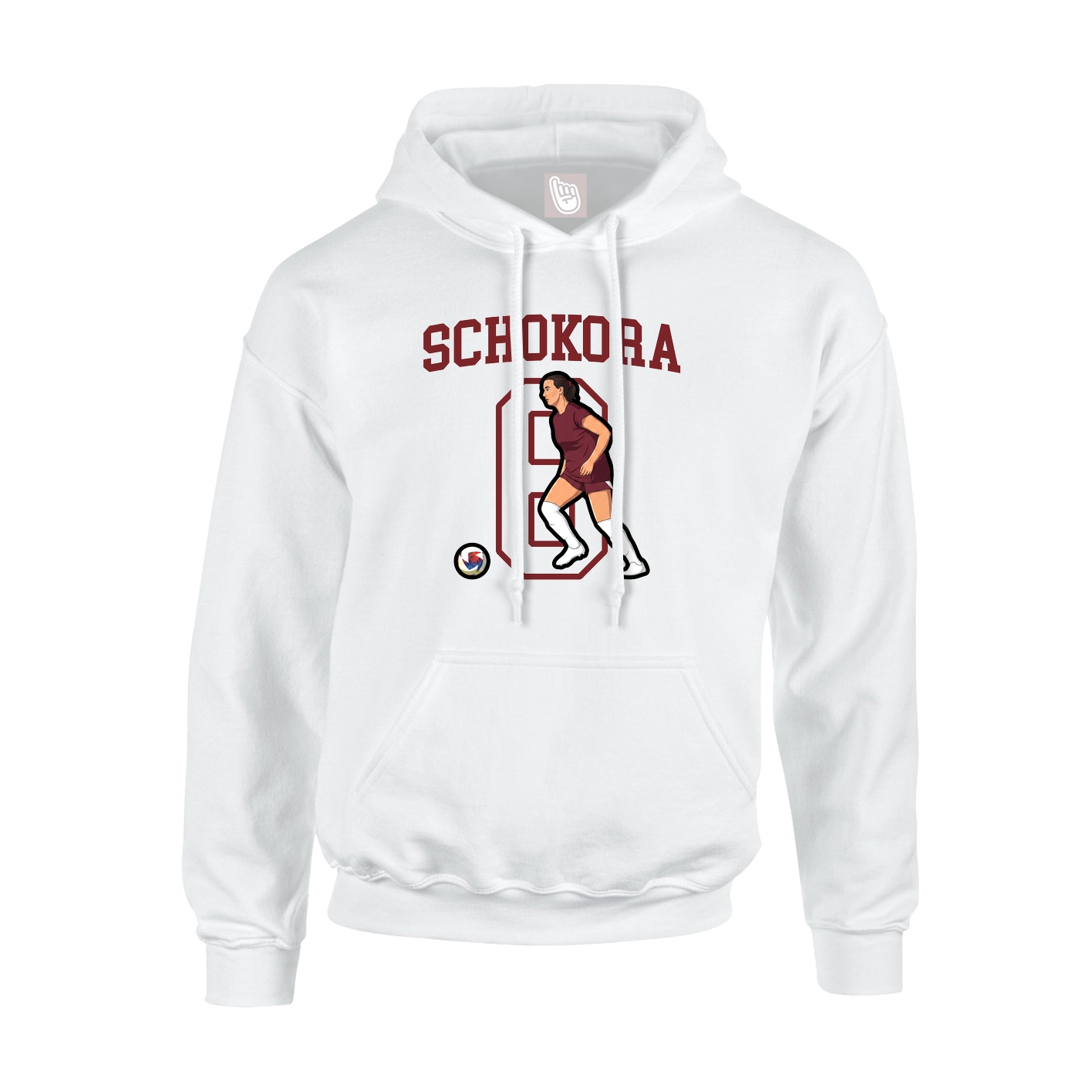 Hoodie — Shirsey in White