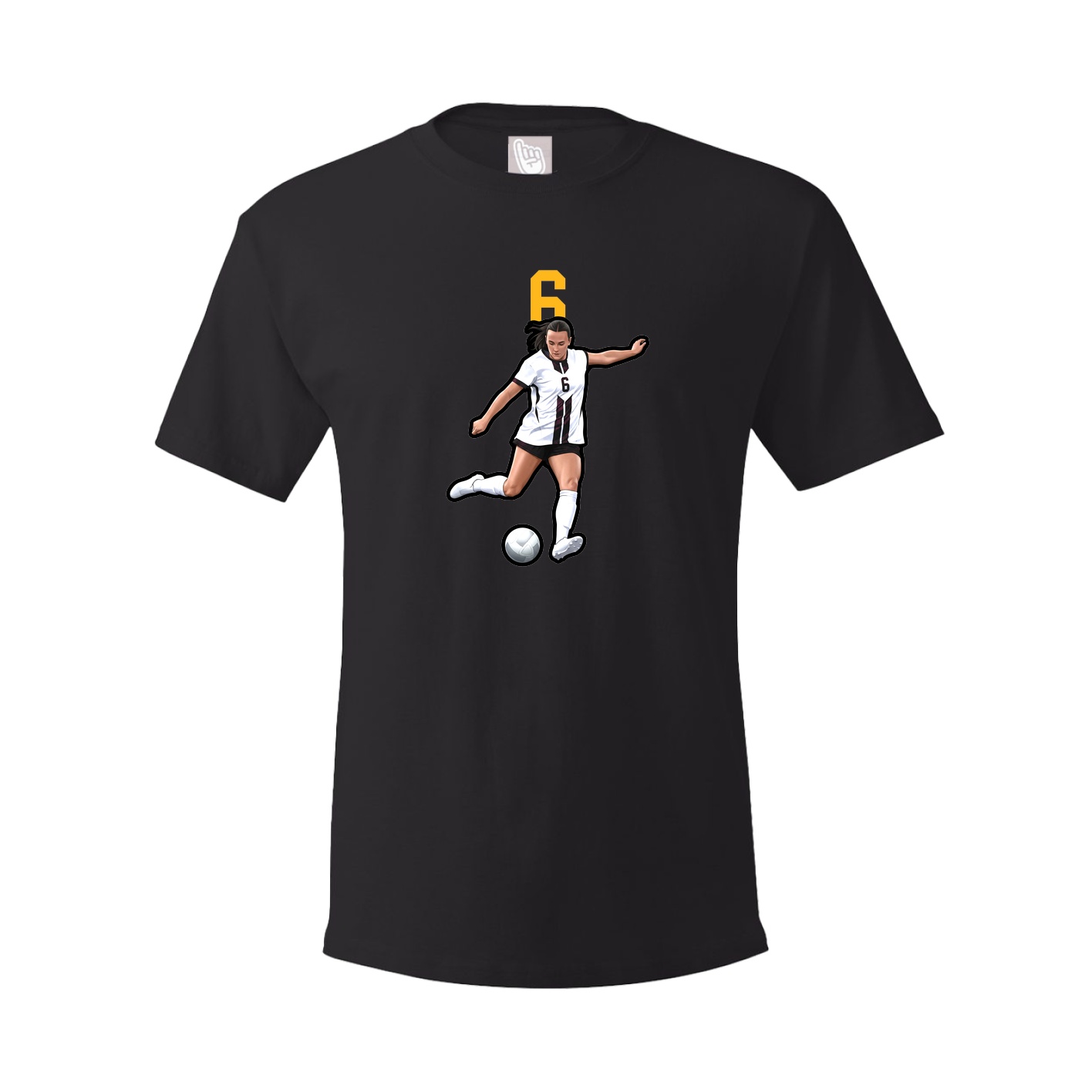 Tee — Number Top in Black