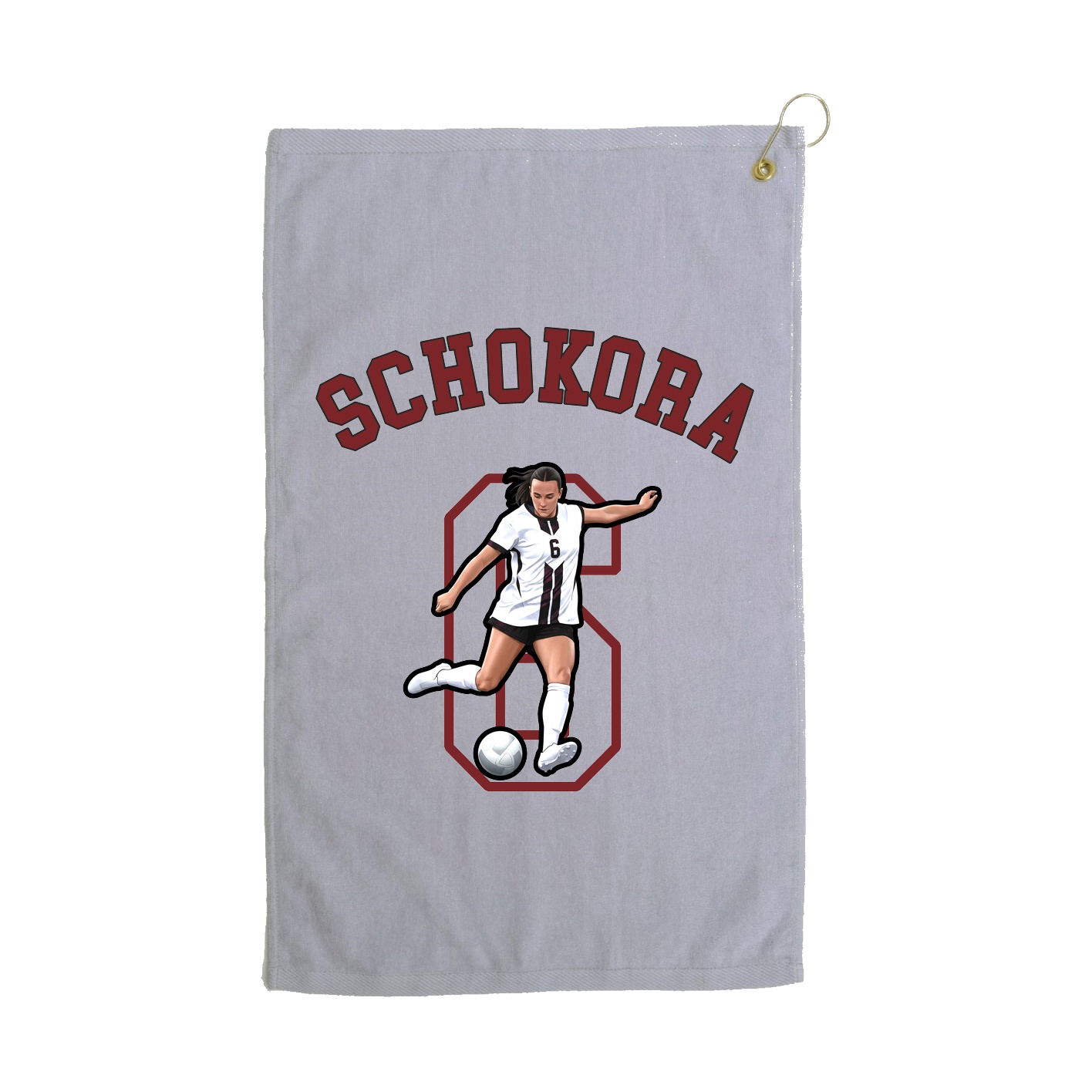 Golf Towel — Shirsey Arch in Grey