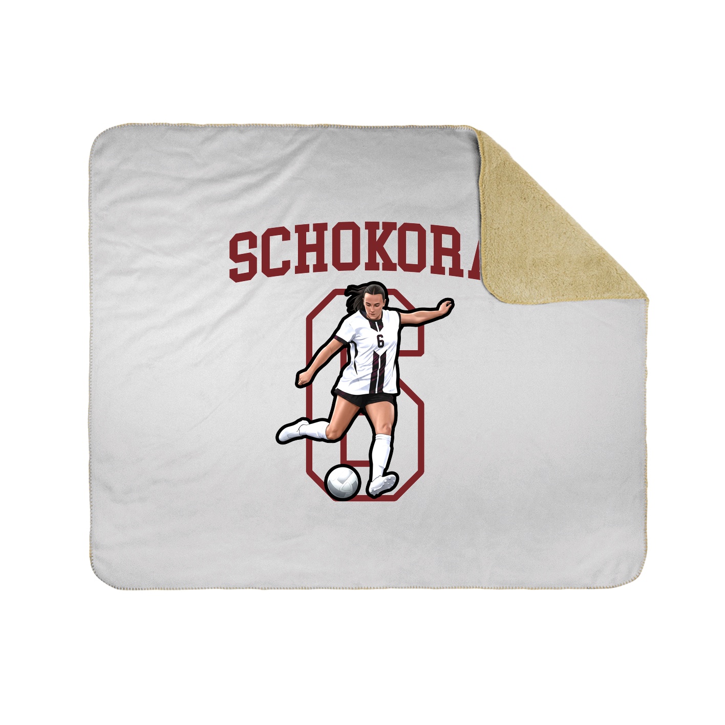 Throw Blanket — Shirsey in White