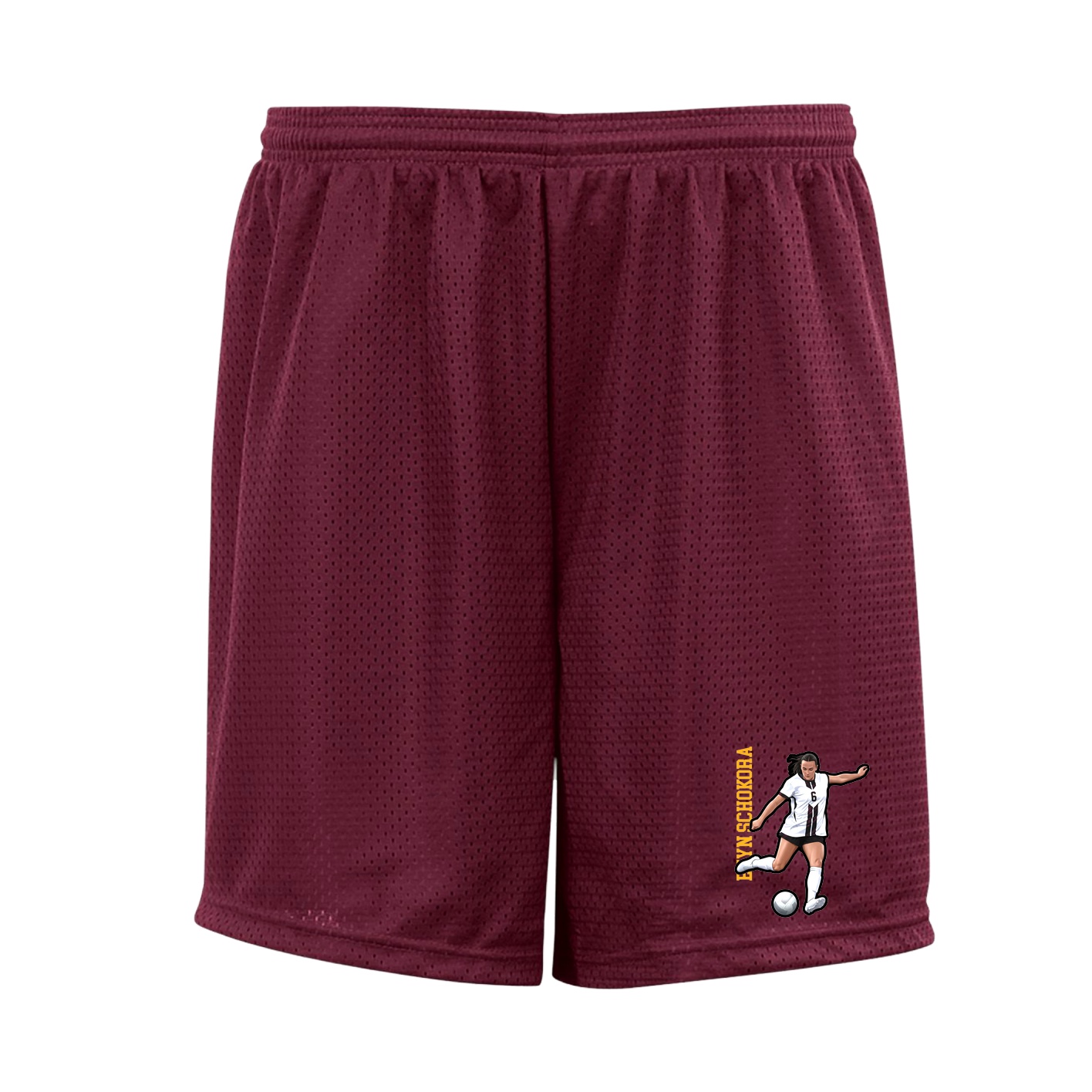 Shorts — Name Vertical in Cardinal