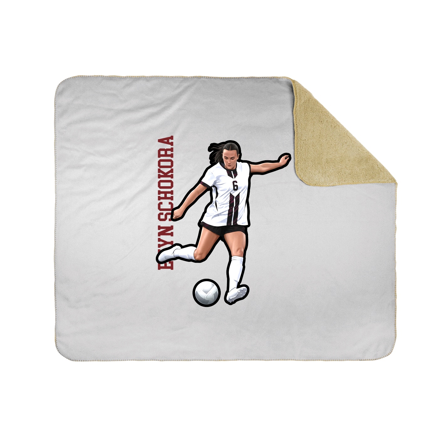50x60 Sherpa Lined Throw Blanket