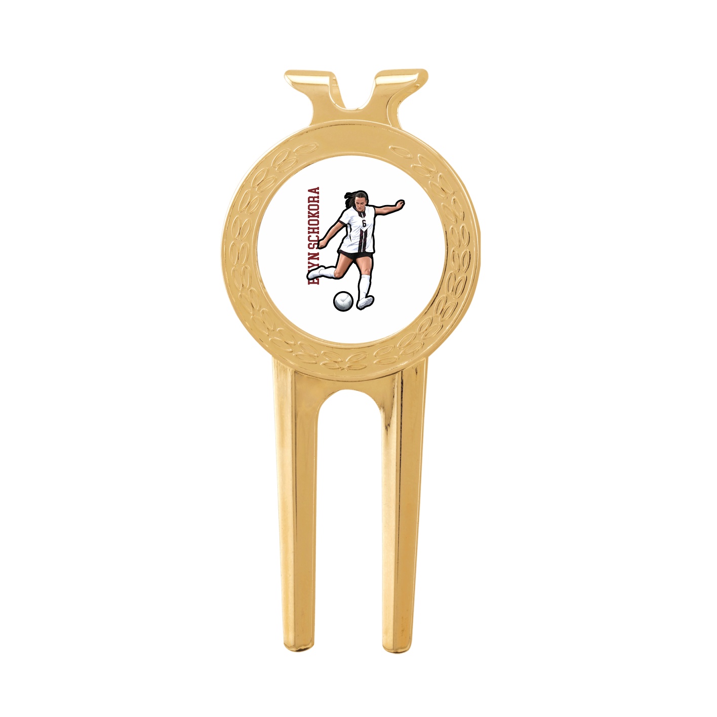 Divot Tool with Ball Marker — Name Vertical in Classic