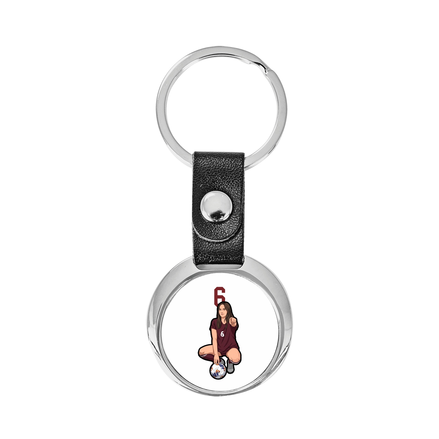 Key Chain — Number Top in Classic