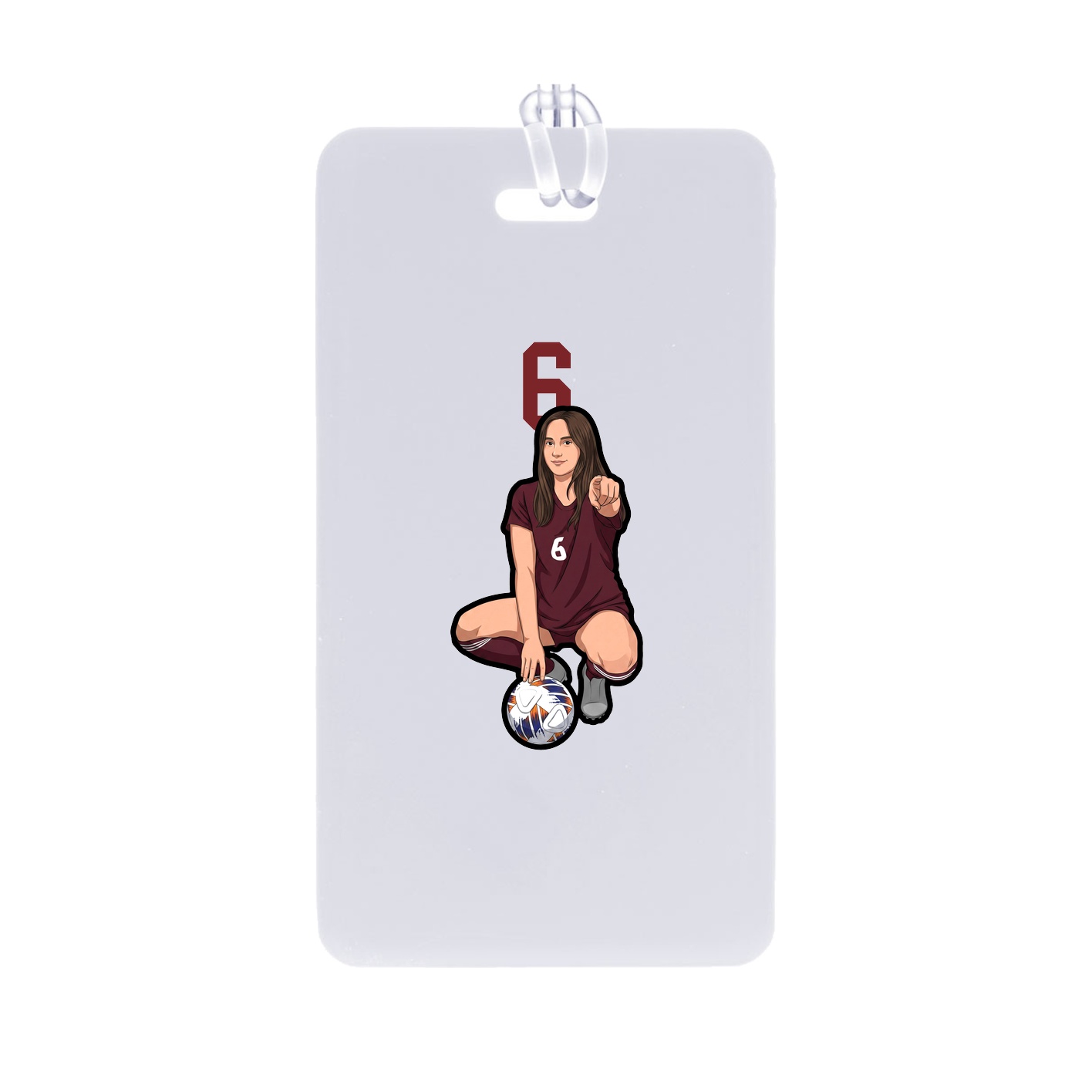 Bag Tag — Number Top in Classic