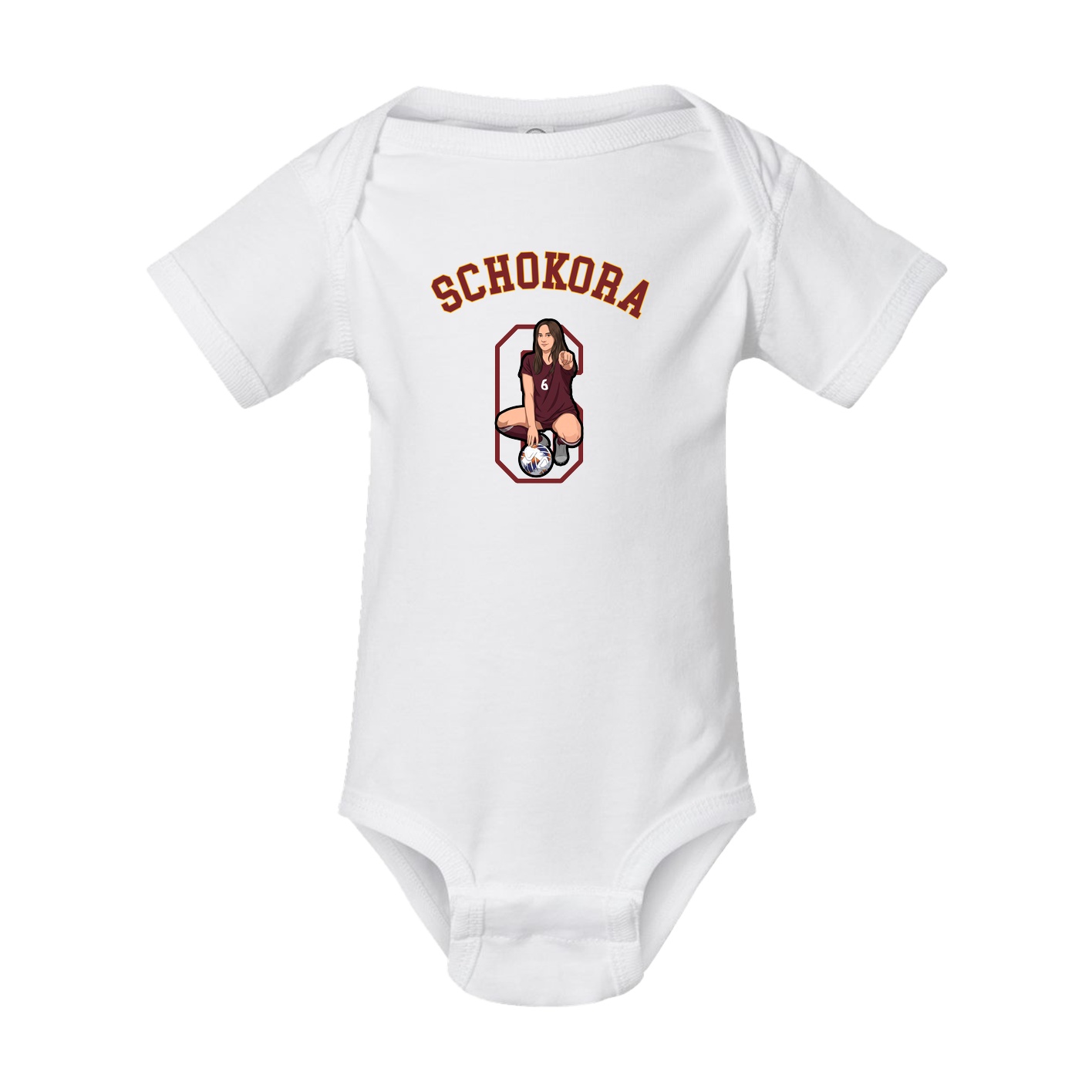 Baby Onesie — Shirsey Arch in White