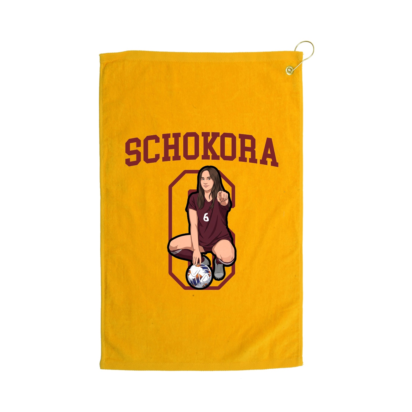 Golf Towel — Shirsey in Gold