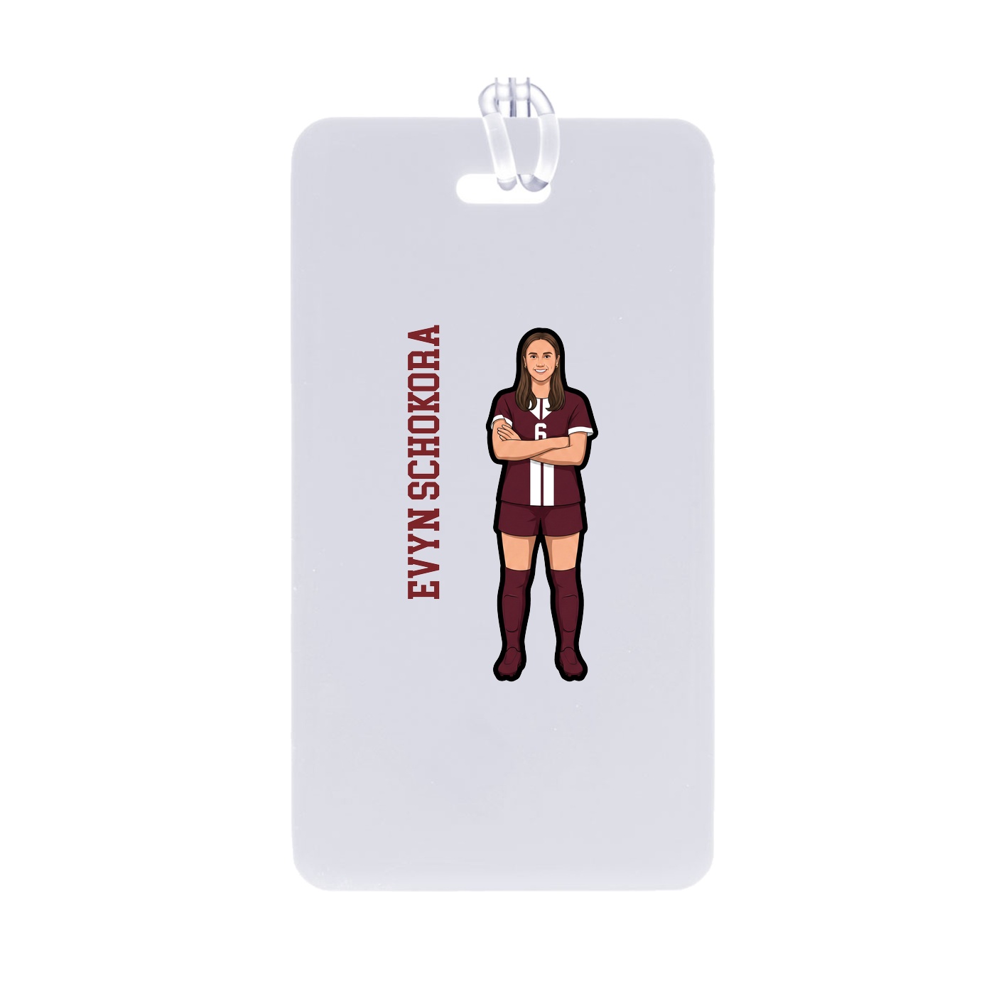 Bag Tag — Name Vertical in Classic