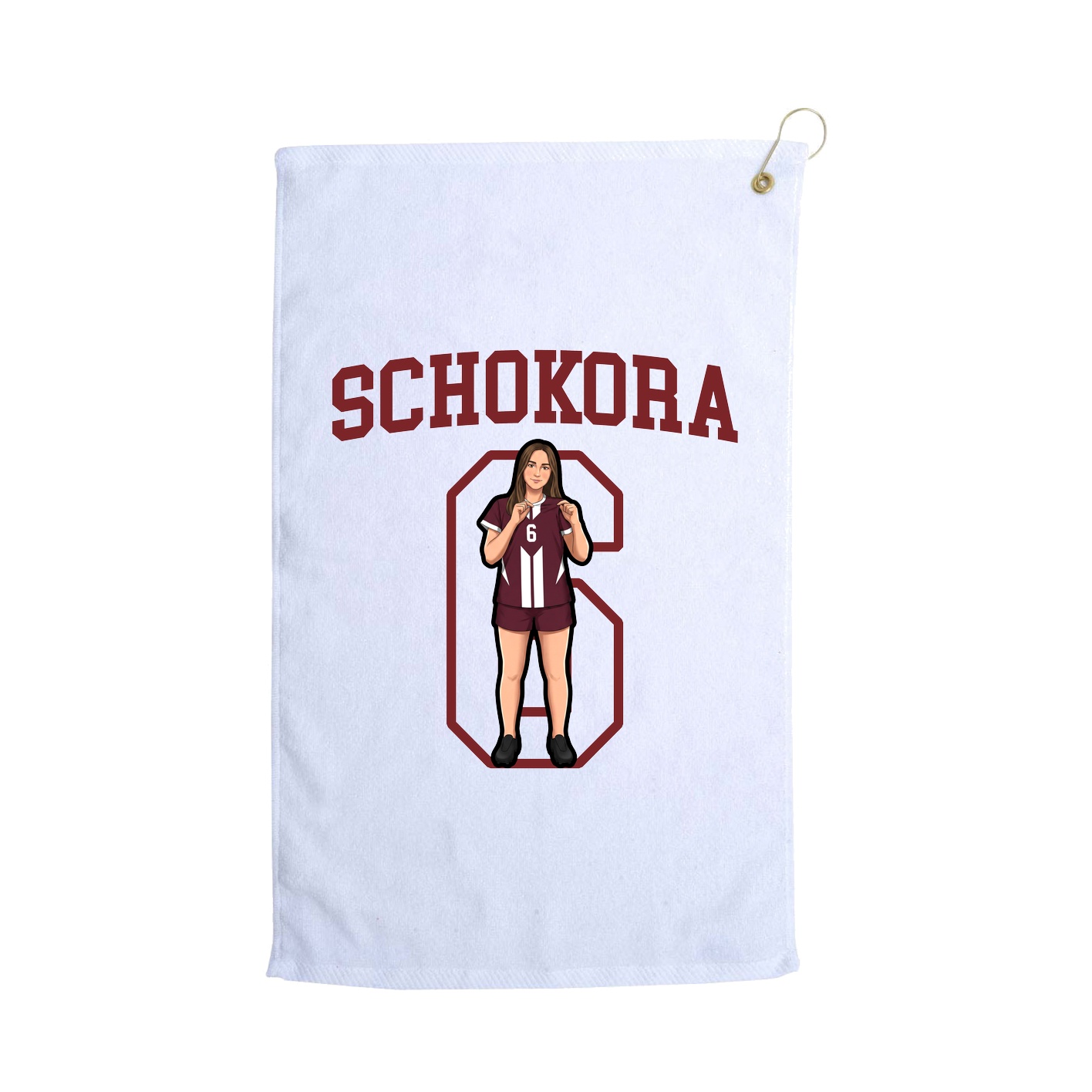 Golf Towel — Shirsey in White