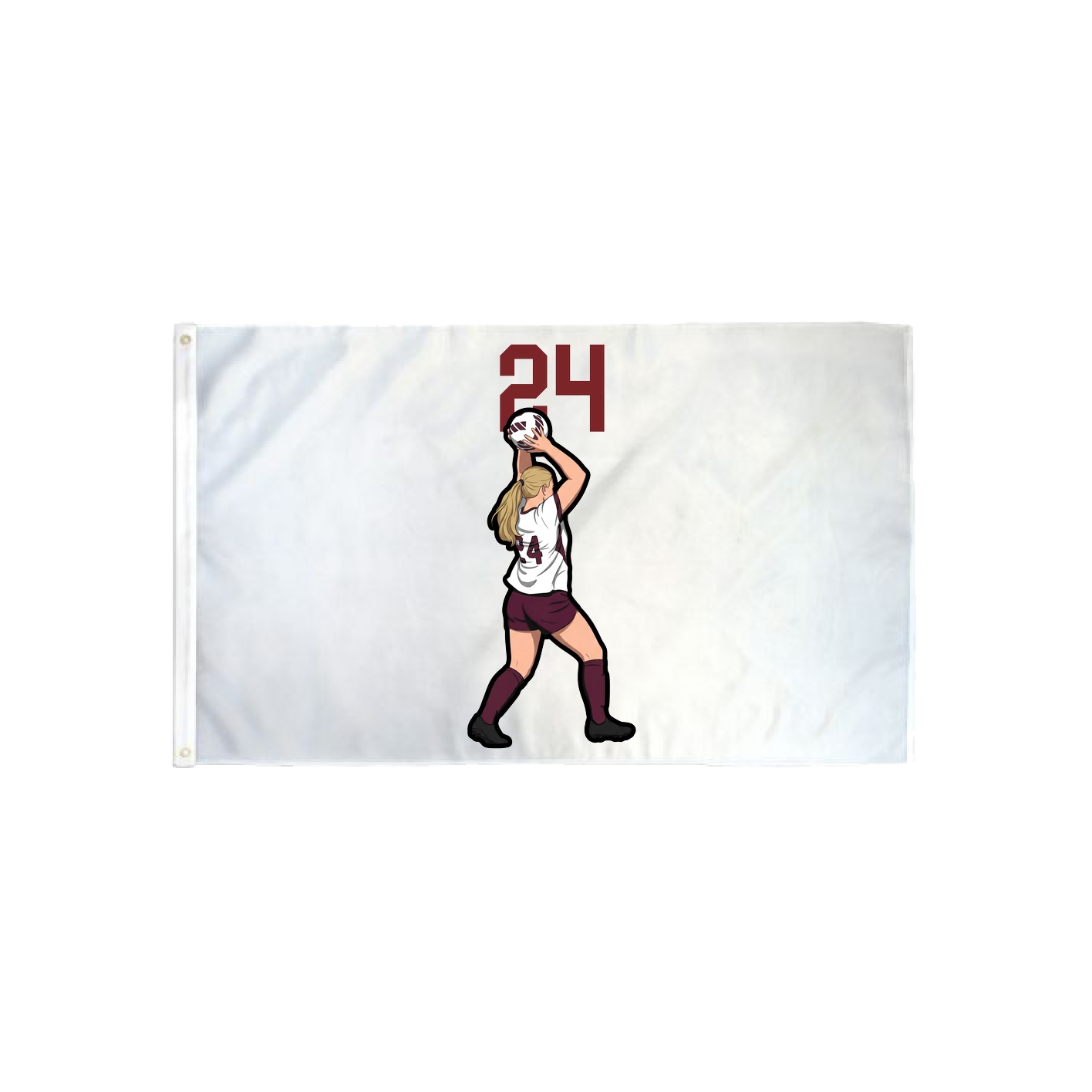 3x5 Flag — Number Top in Classic