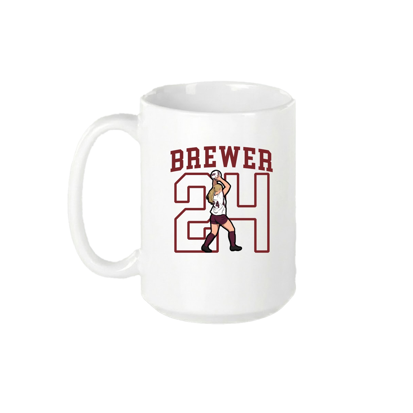 15oz Coffee Mug — Shirsey in White
