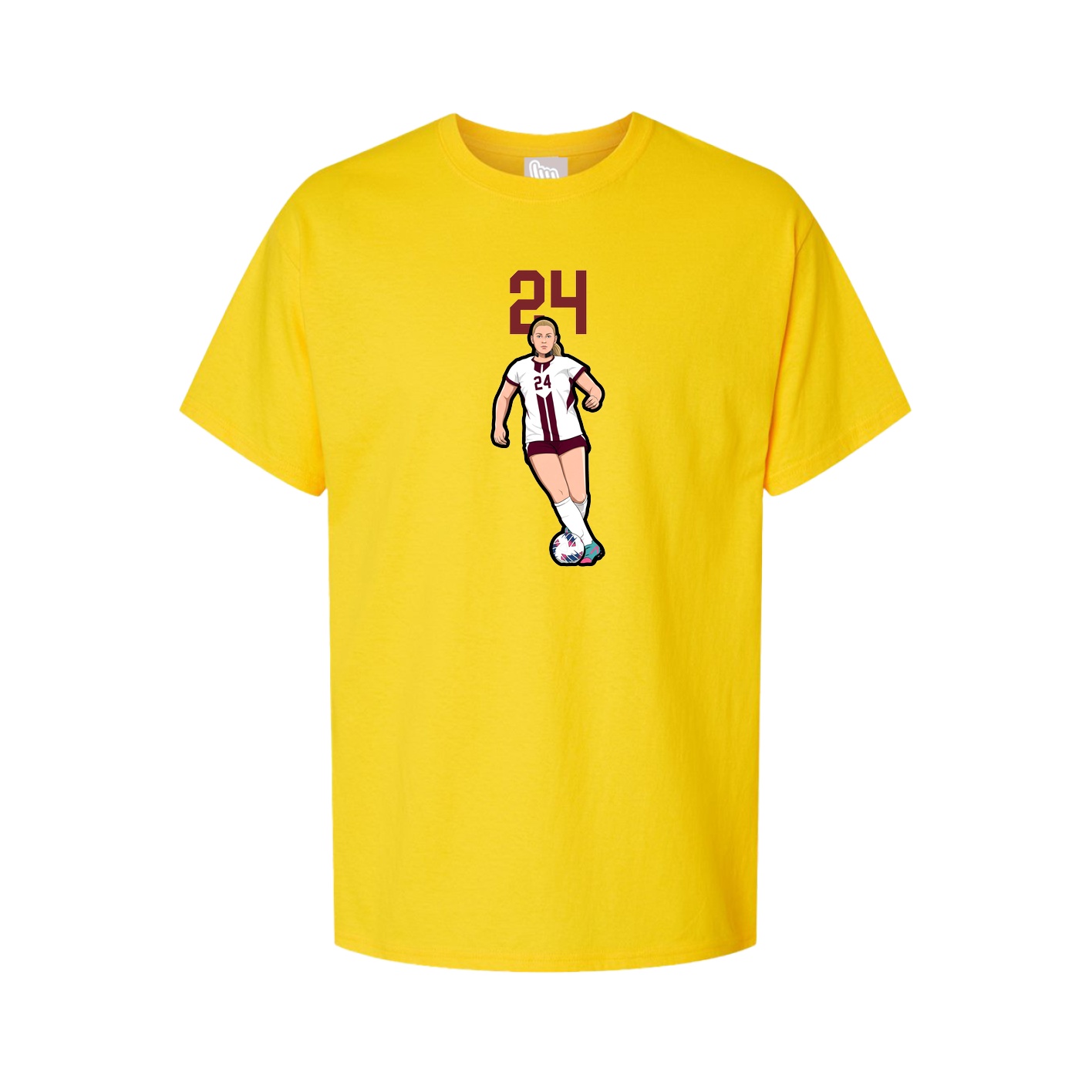Tee — Number Top in Gold