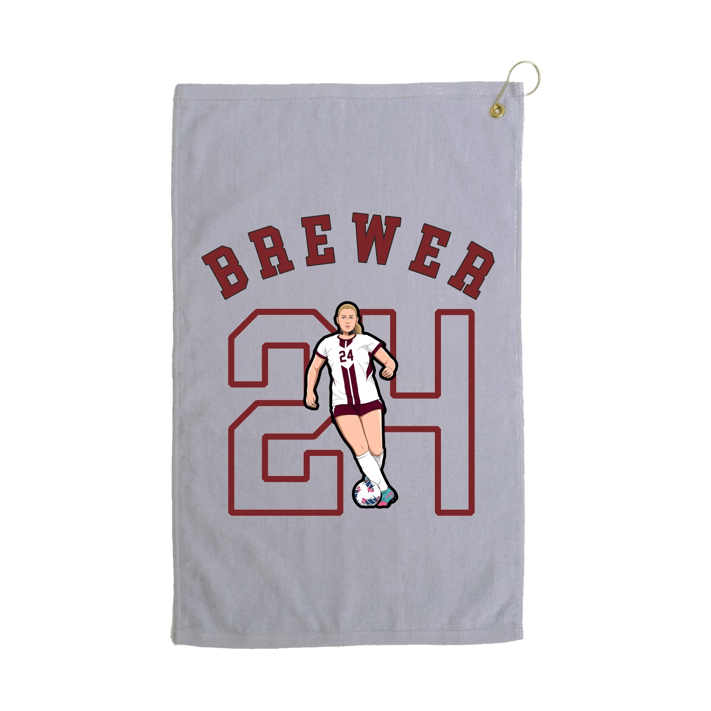 Golf Towel — Shirsey Arch in Grey