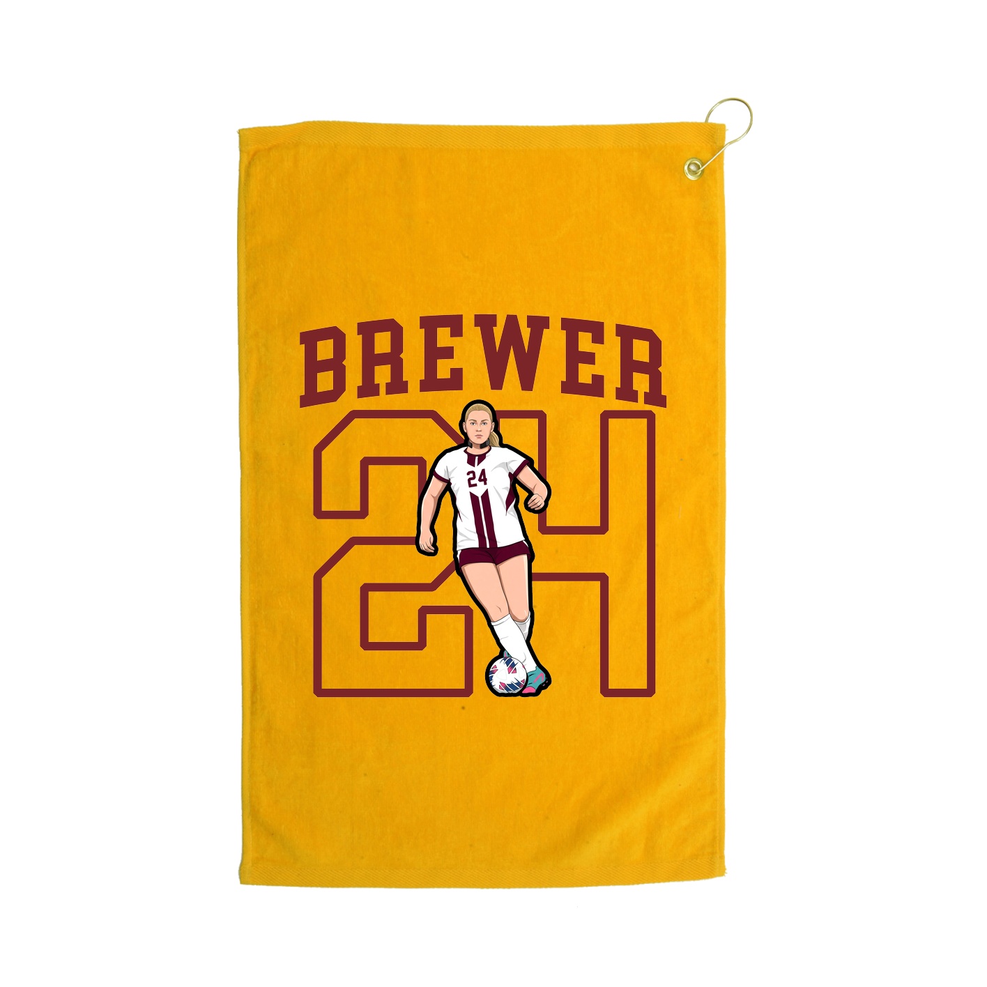 Golf Towel — Shirsey in Gold