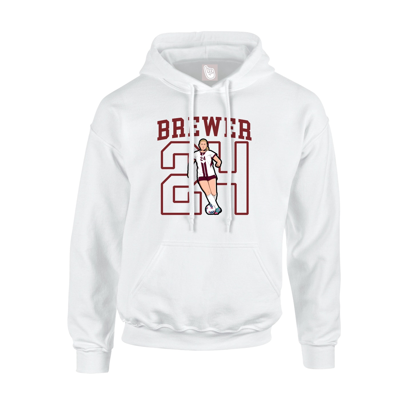 Youth Hoodie — Shirsey in White