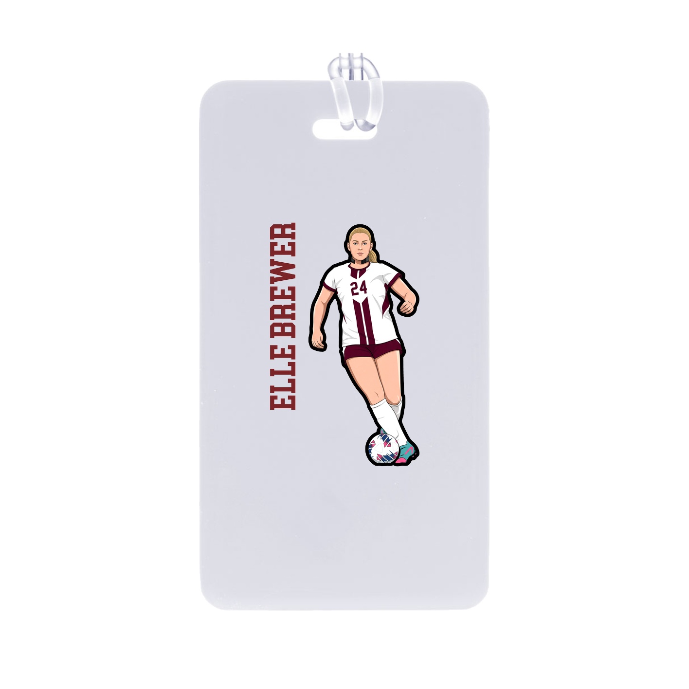 Bag Tag — Name Vertical in Classic