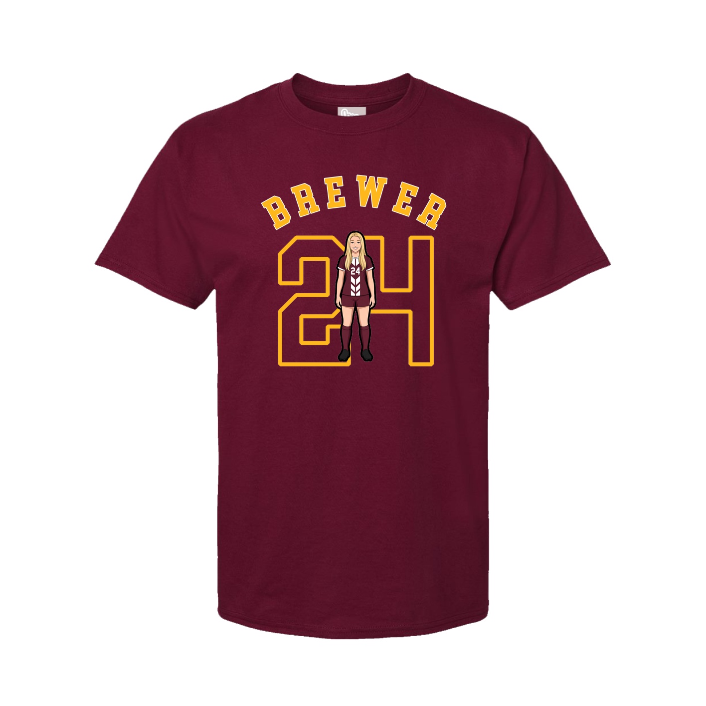 Youth Tee — Shirsey Arch in Cardinal