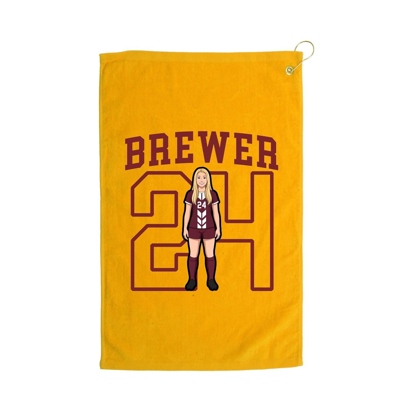 Golf Towel — Shirsey in Gold
