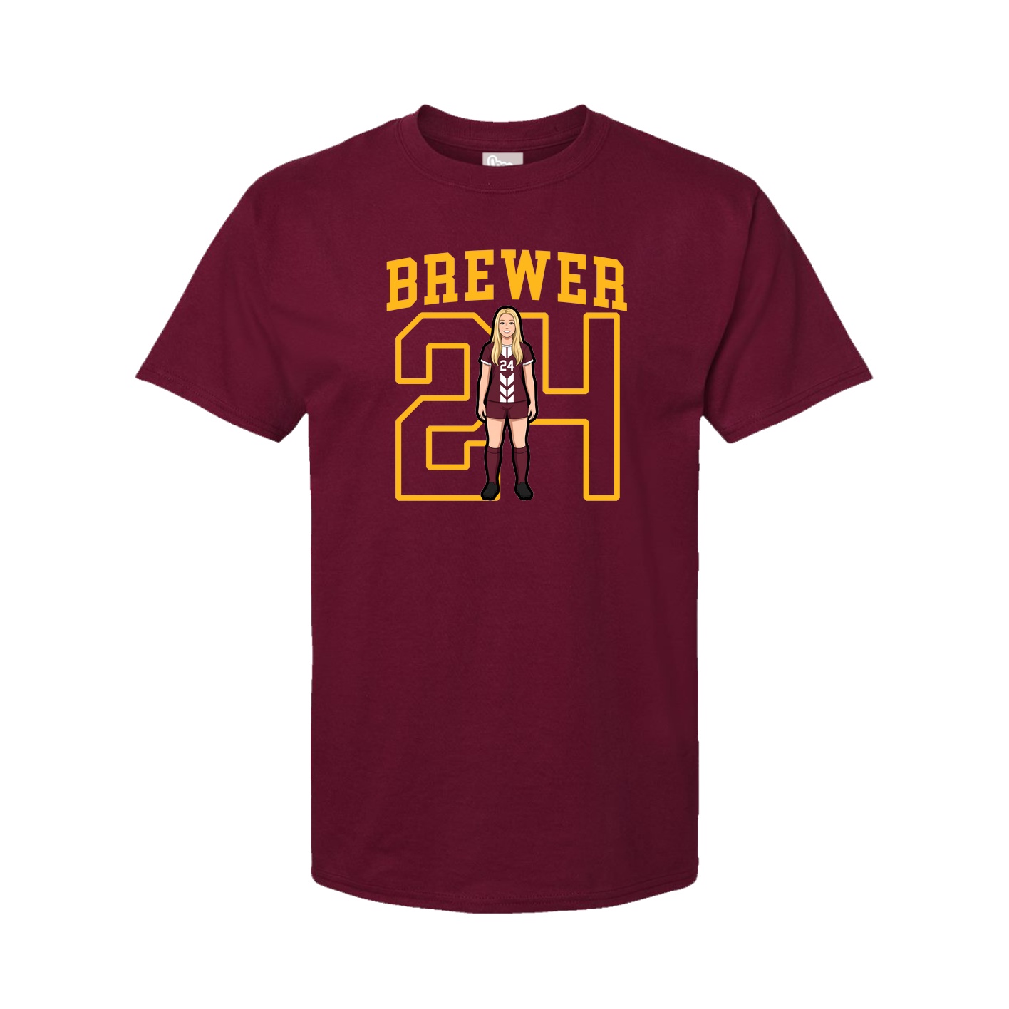 Youth Tee — Shirsey in Cardinal