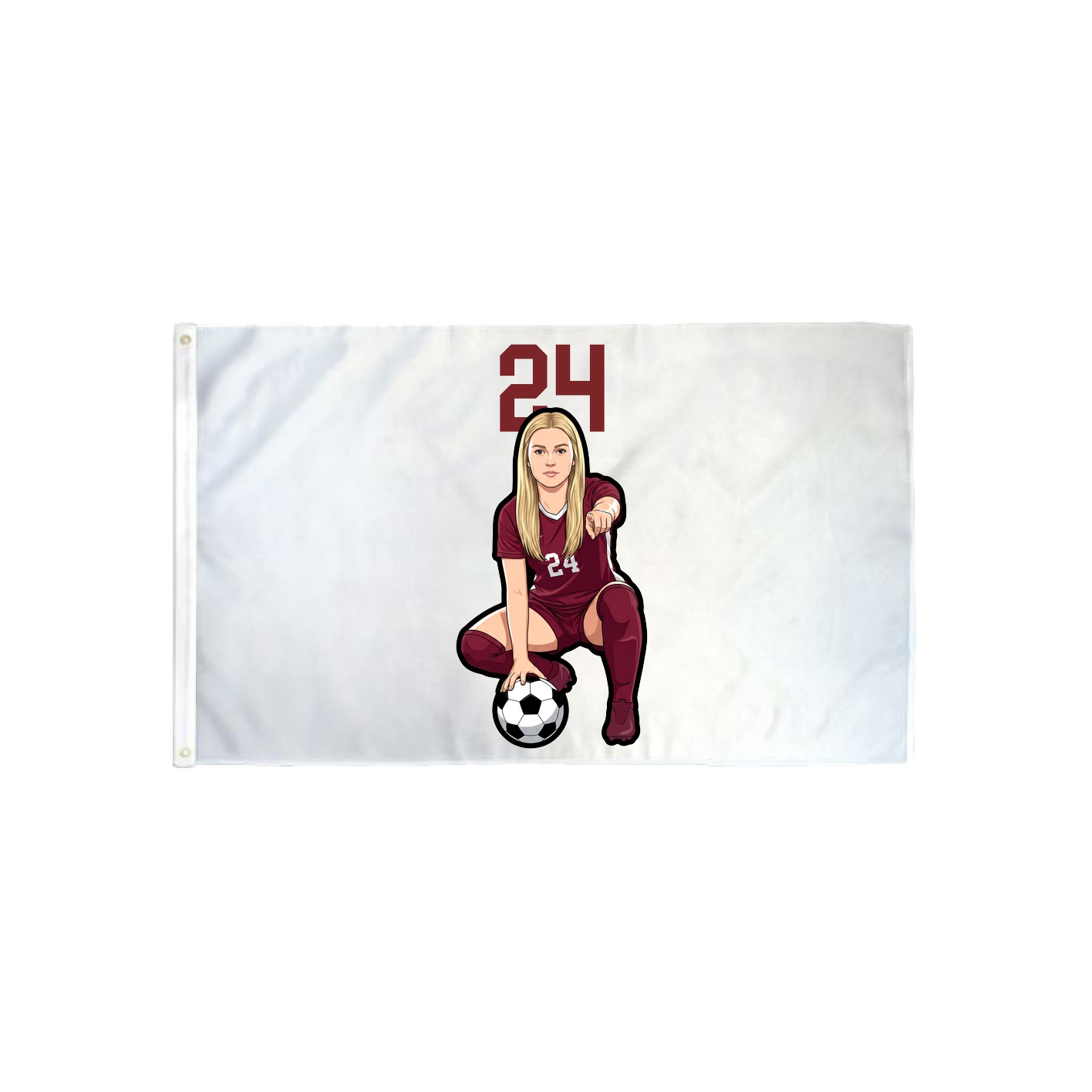 3x5 Flag — Number Top in Classic