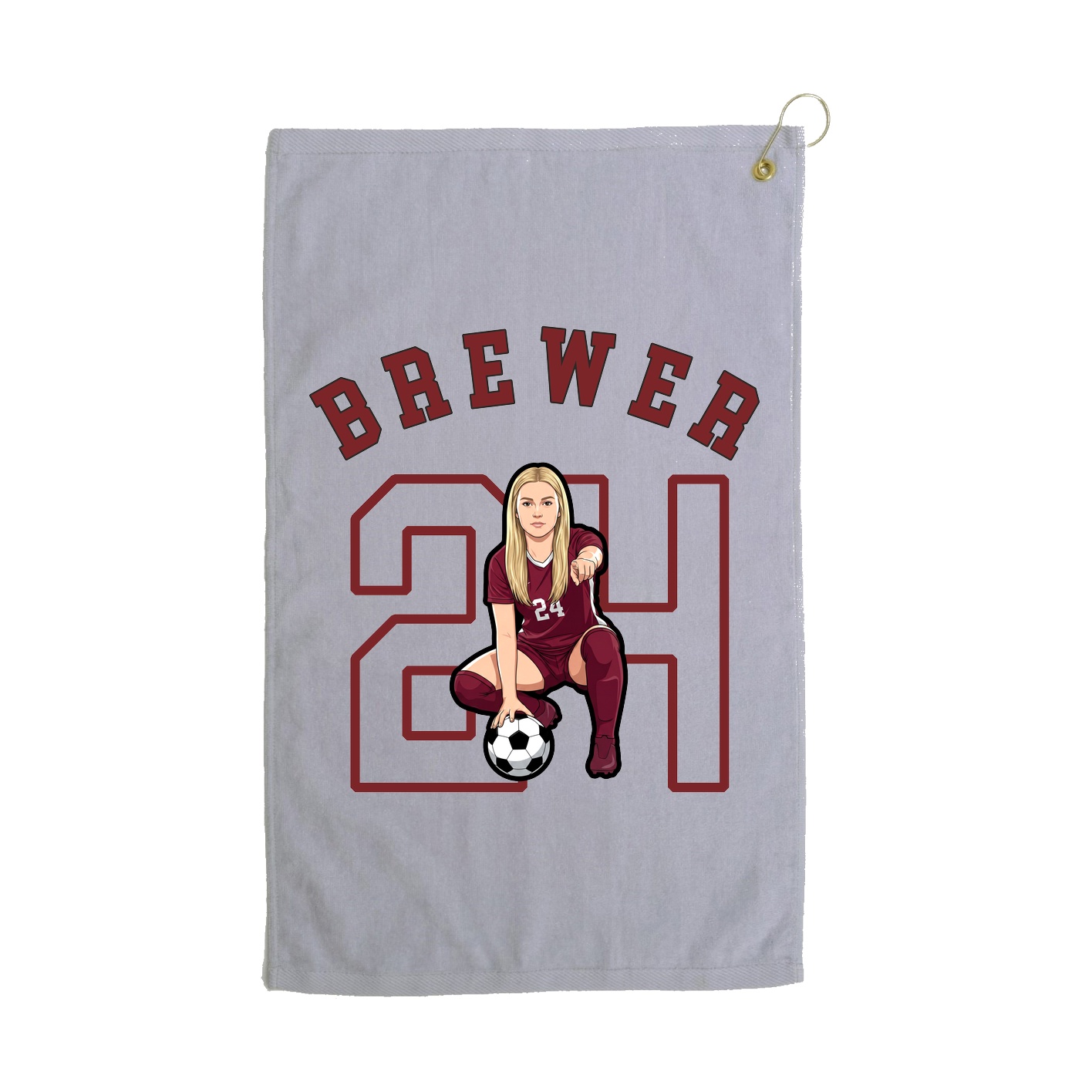 Golf Towel — Shirsey Arch in Grey