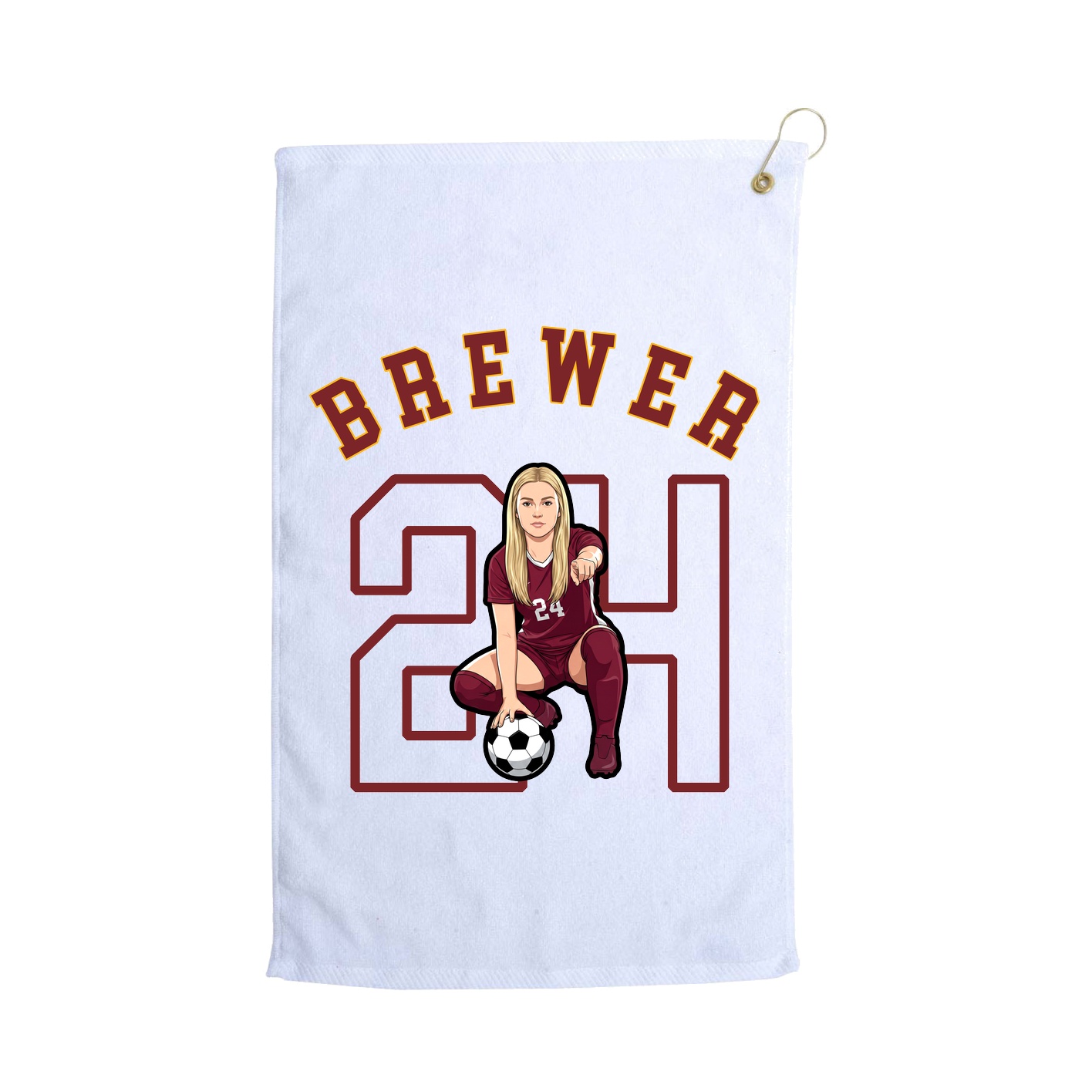 Terry Velour Golf Towel
