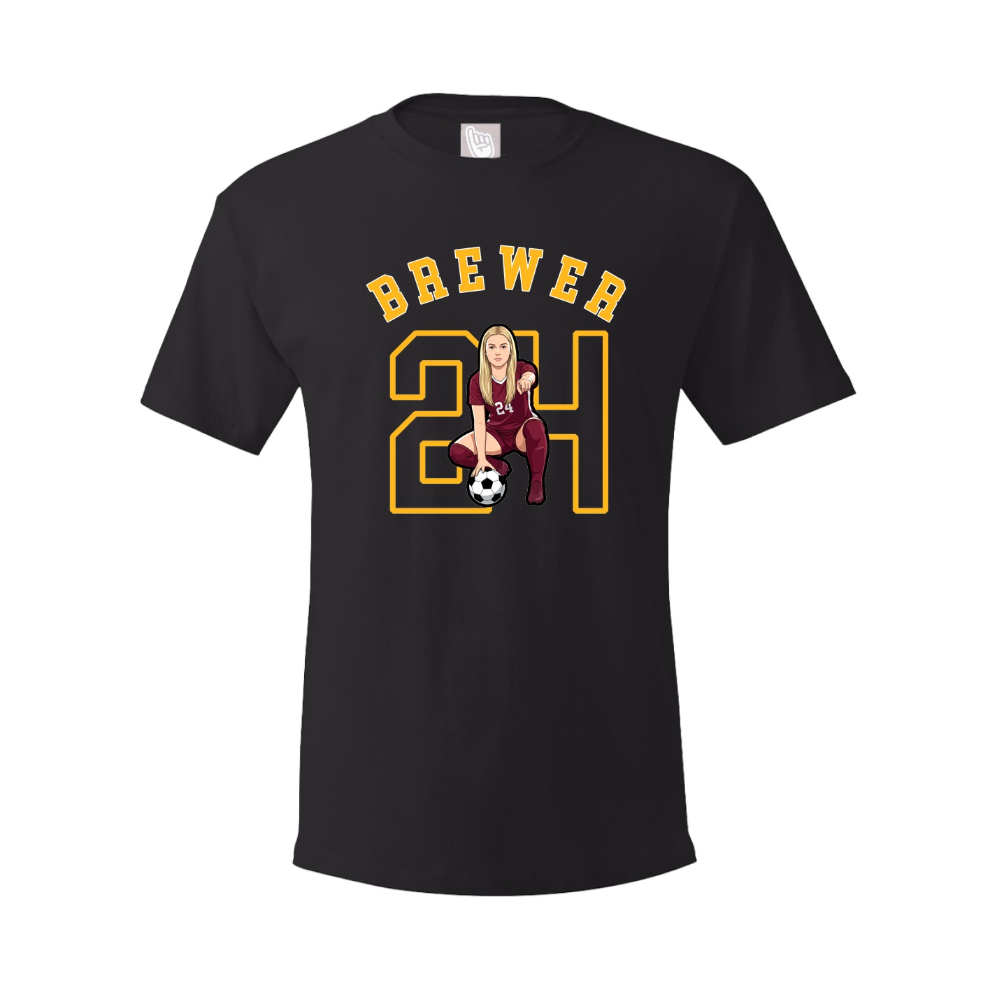 Youth Tee — Shirsey Arch in Black