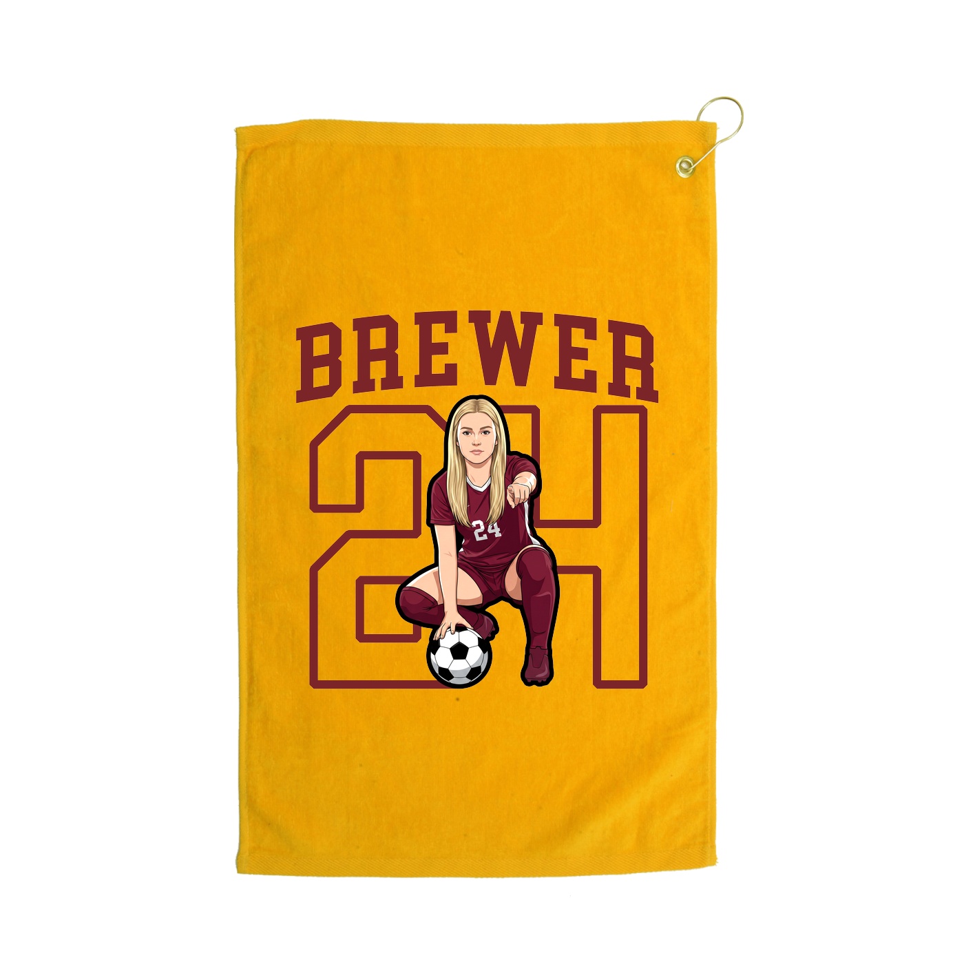 Golf Towel — Shirsey in Gold