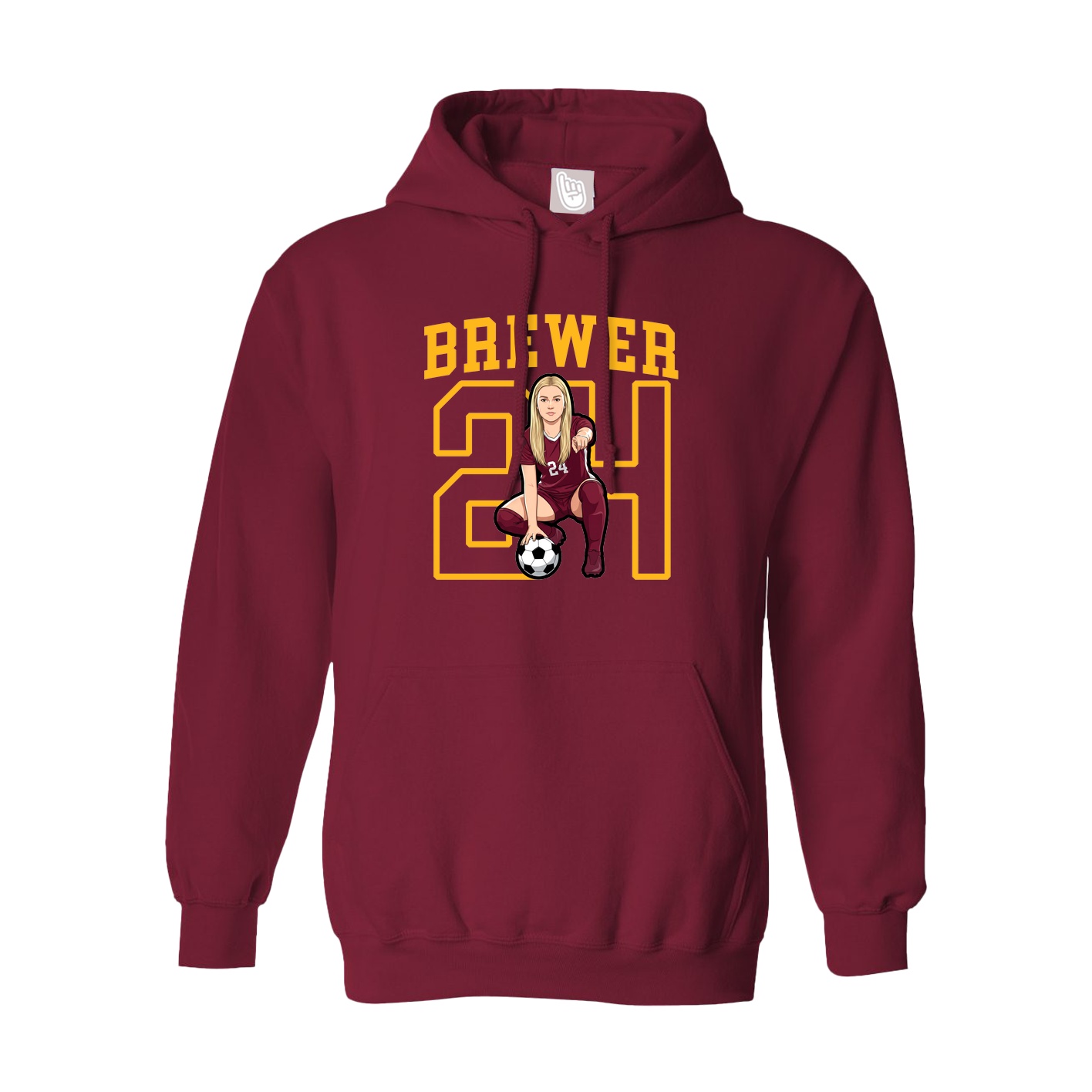 Hoodie — Shirsey in Cardinal