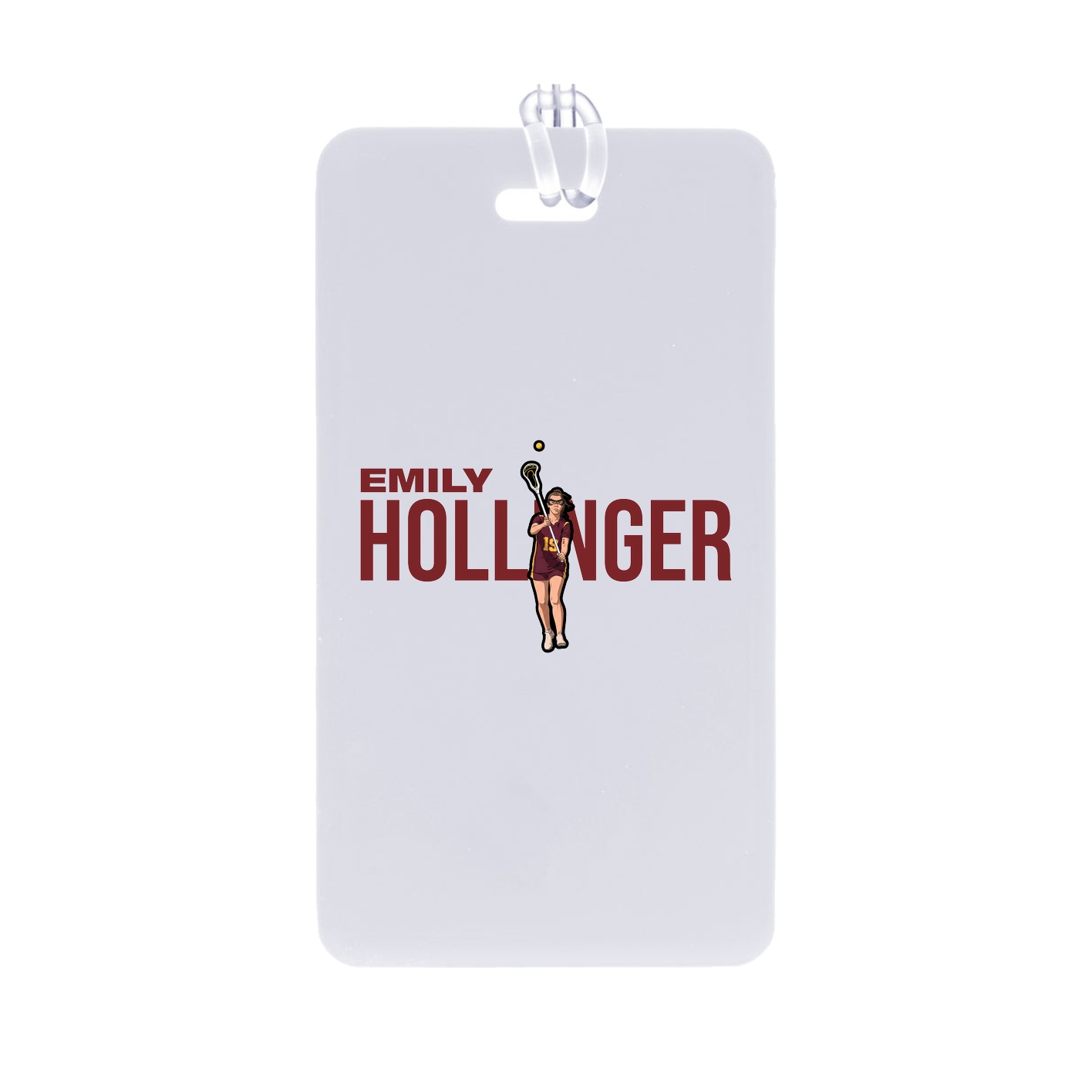 Bag Tag — Player Name in Classic