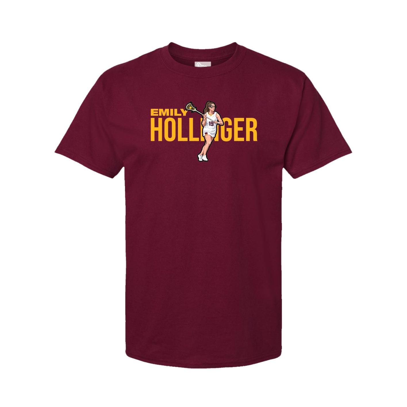 Tee — Player Name in Cardinal