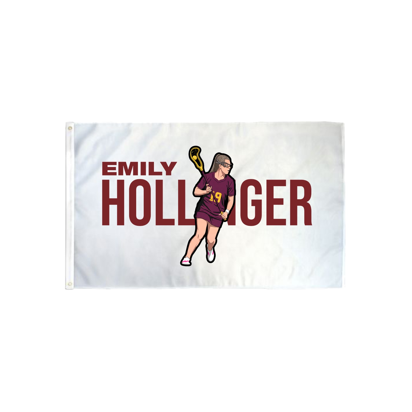 3x5 Flag — Player Name in Classic