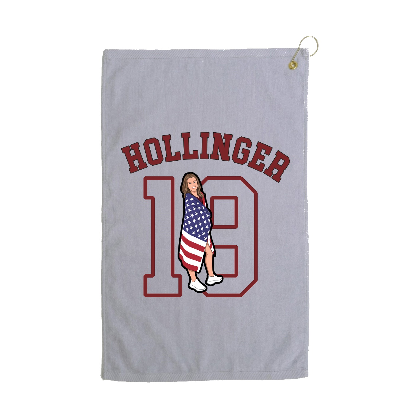 Golf Towel — Shirsey Arch in Grey