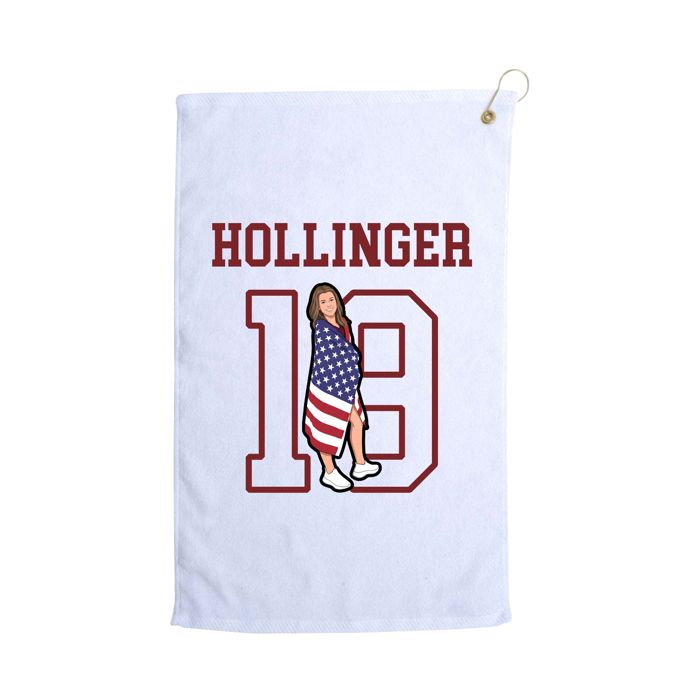 Golf Towel — Shirsey in White