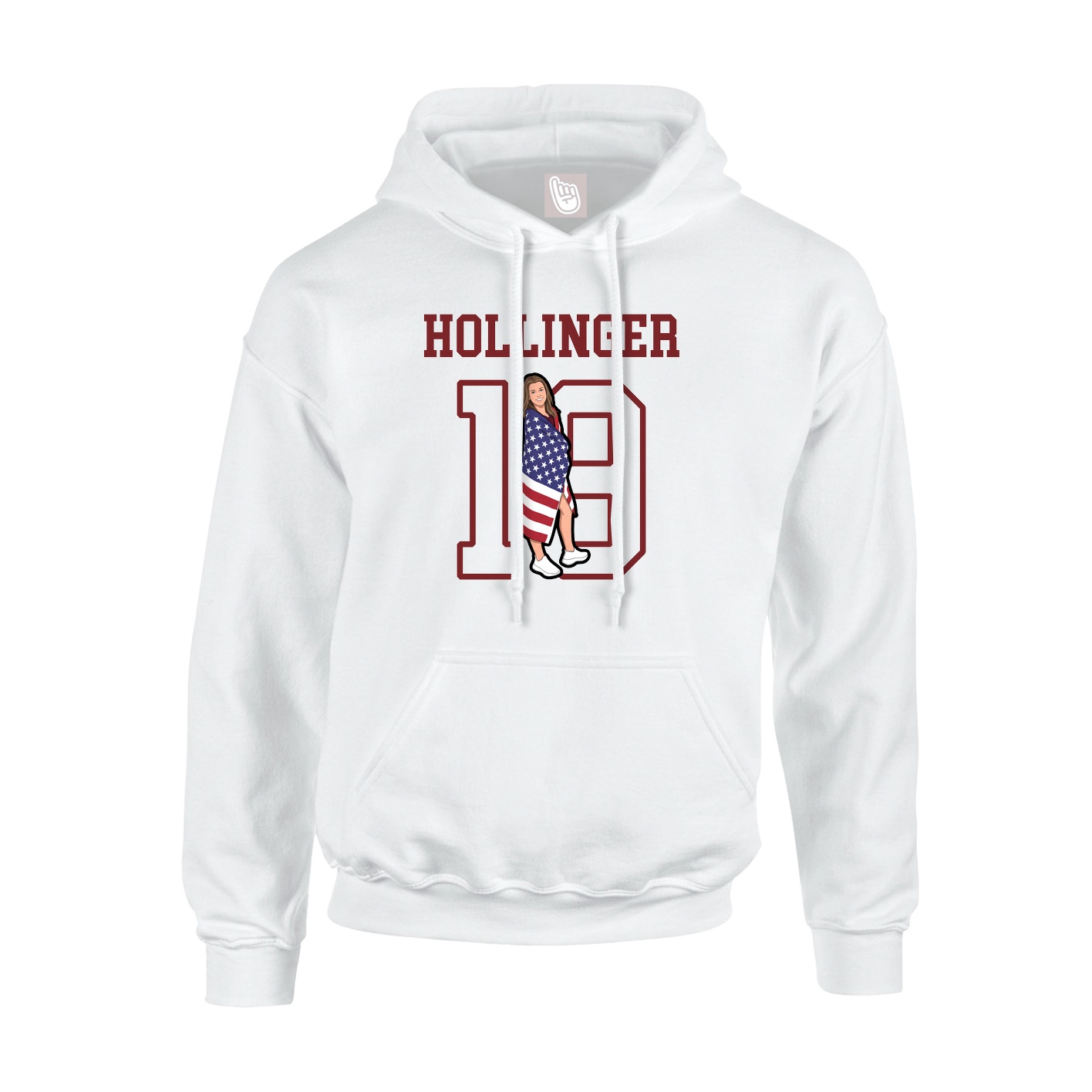 Hoodie — Shirsey in White