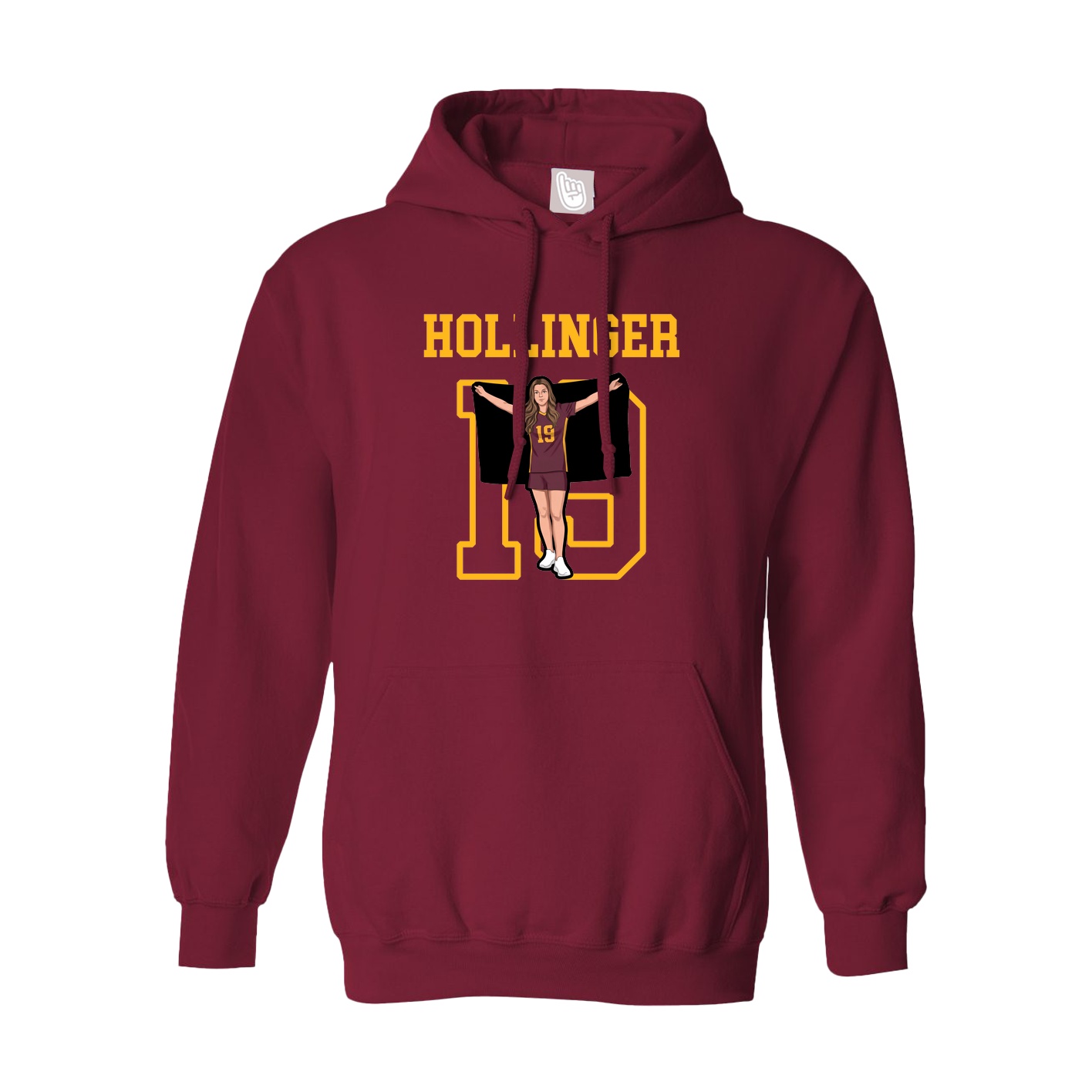 Hoodie — Shirsey in Cardinal