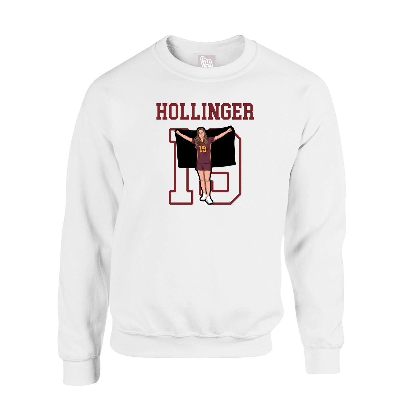Fleece Crew — Shirsey in White