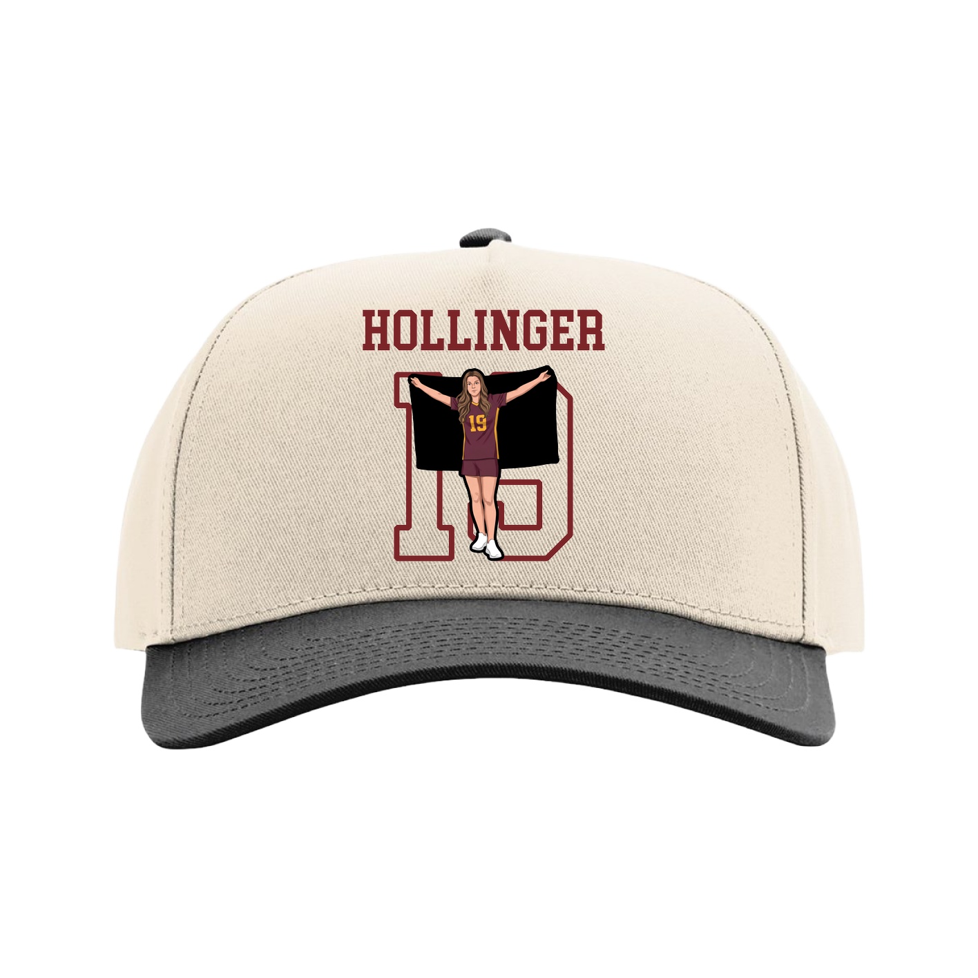 Full Fabric Five-Panel Champ Cap