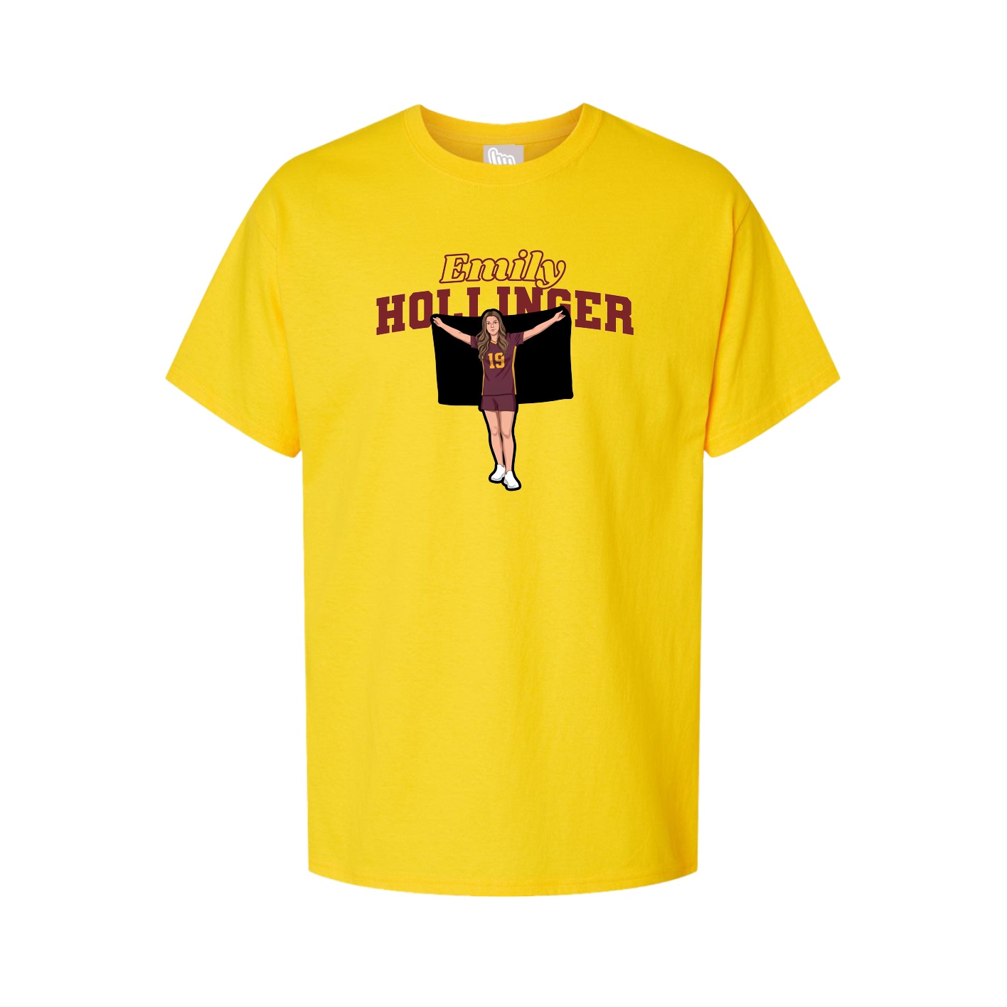 Tee — Name Arch in Gold