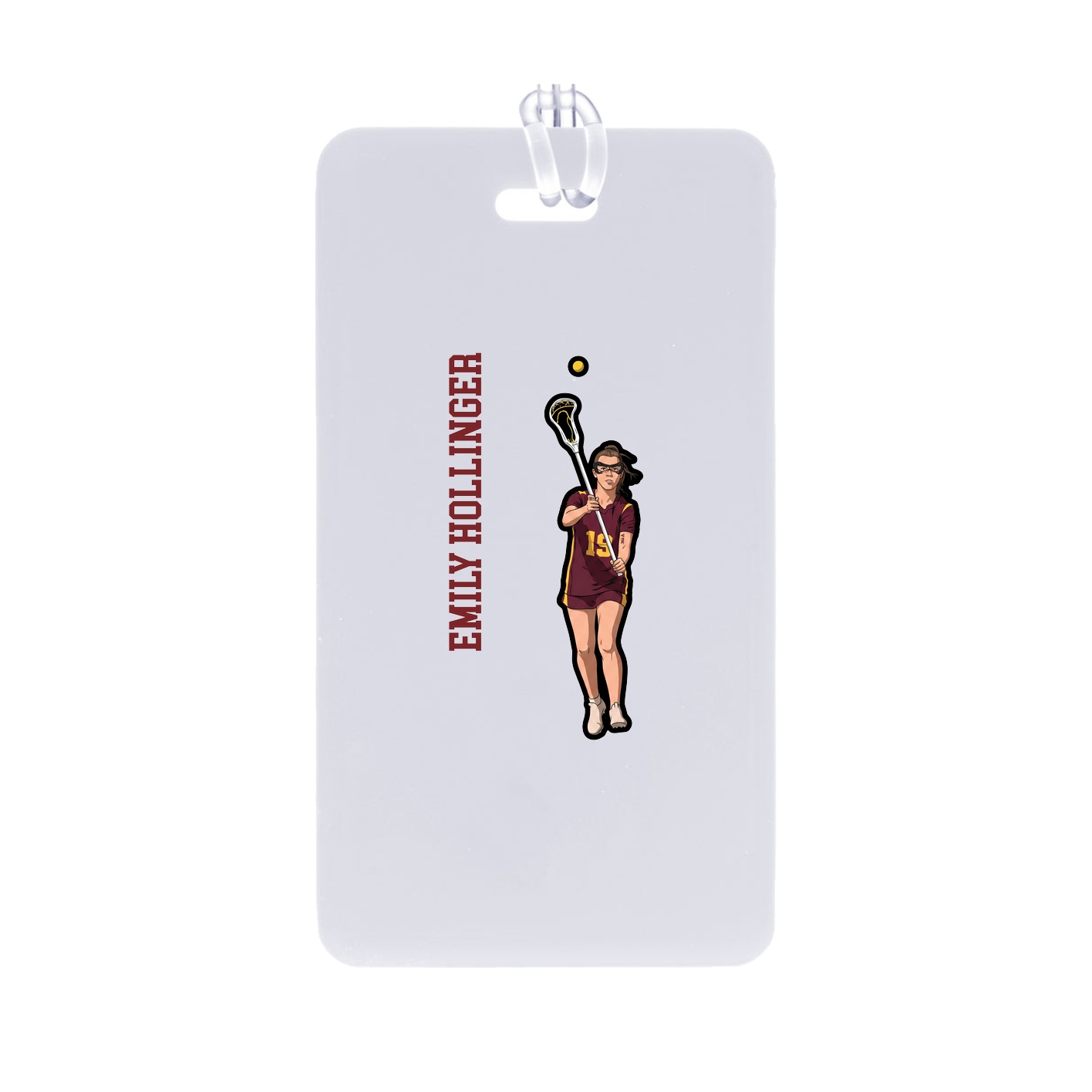Bag Tag — Name Vertical in Classic