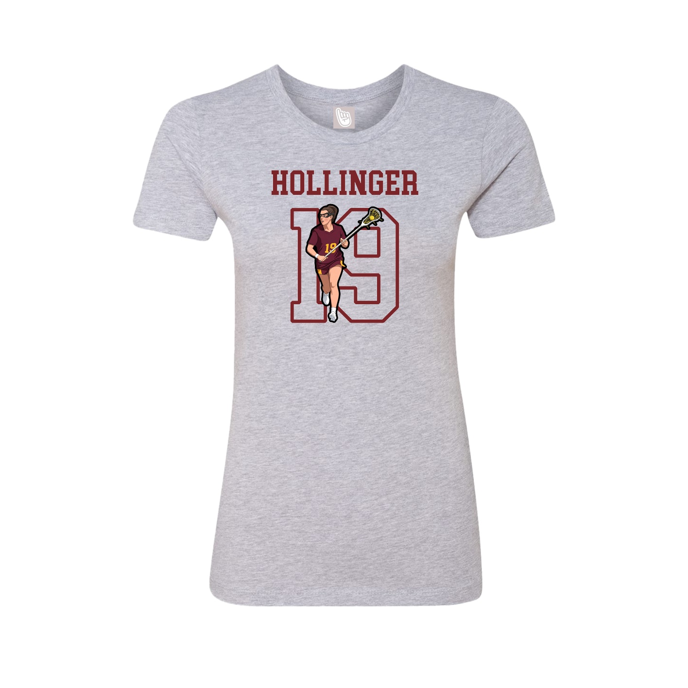 Fitted Women's Tee — Shirsey in Grey