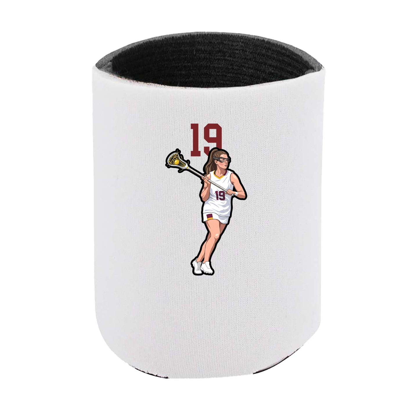 Can Holder — Number Top in White