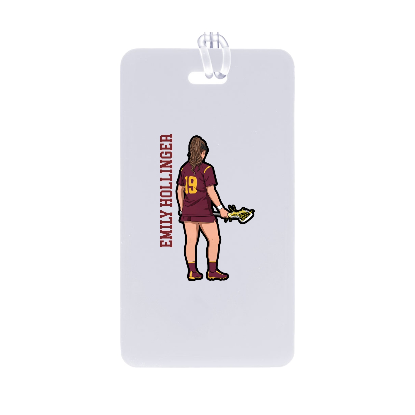 Bag Tag — Name Vertical in Classic