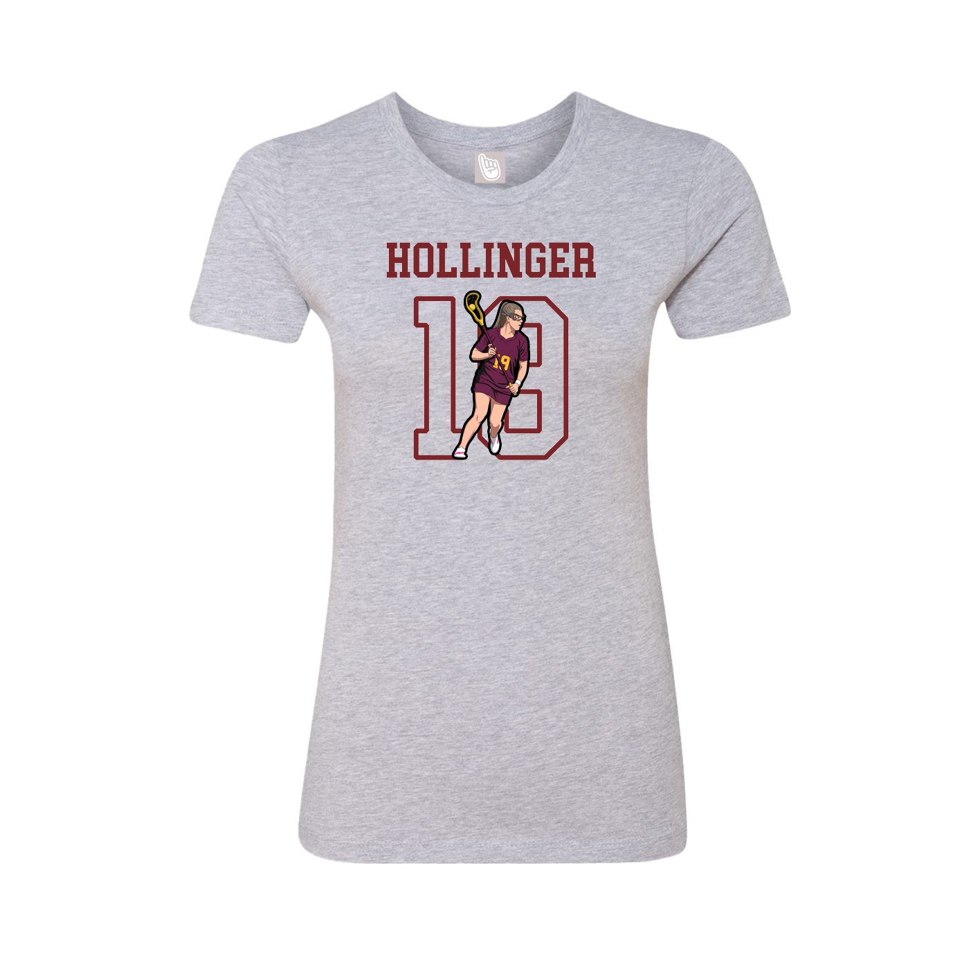 Fitted Women's Tee — Shirsey in Grey