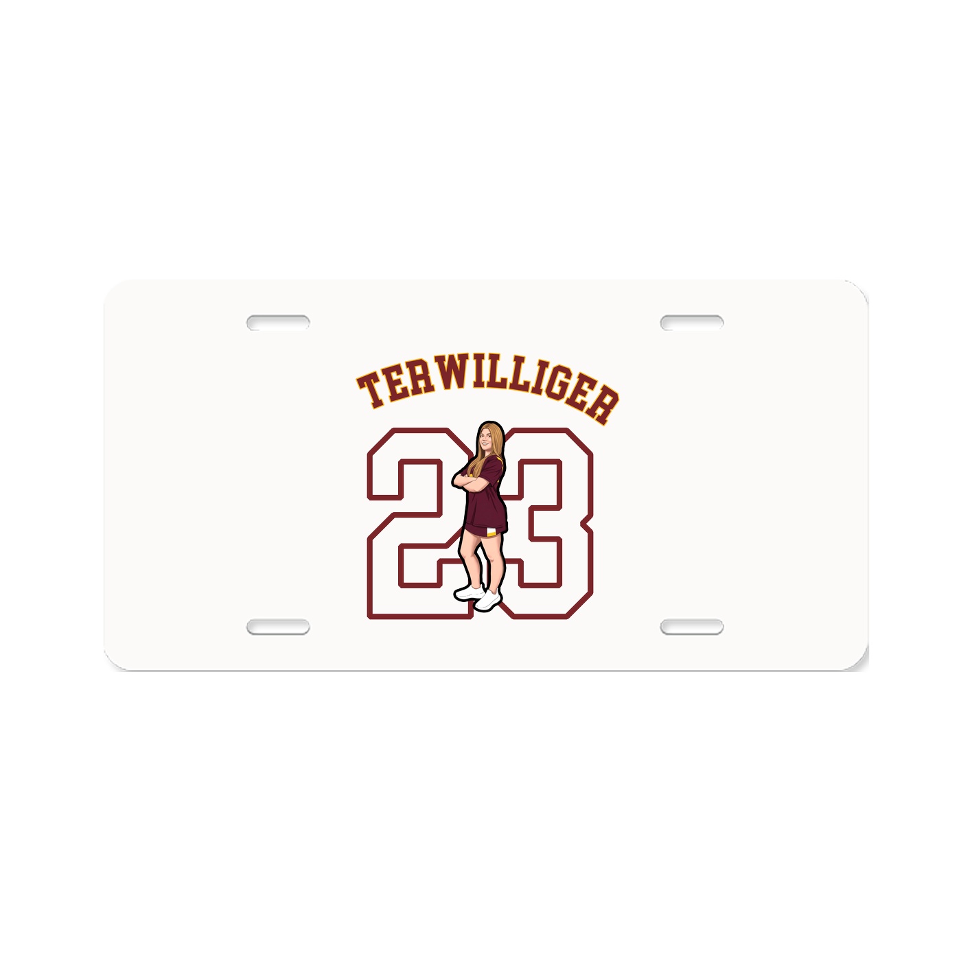 License Plate — Shirsey Arch in Classic